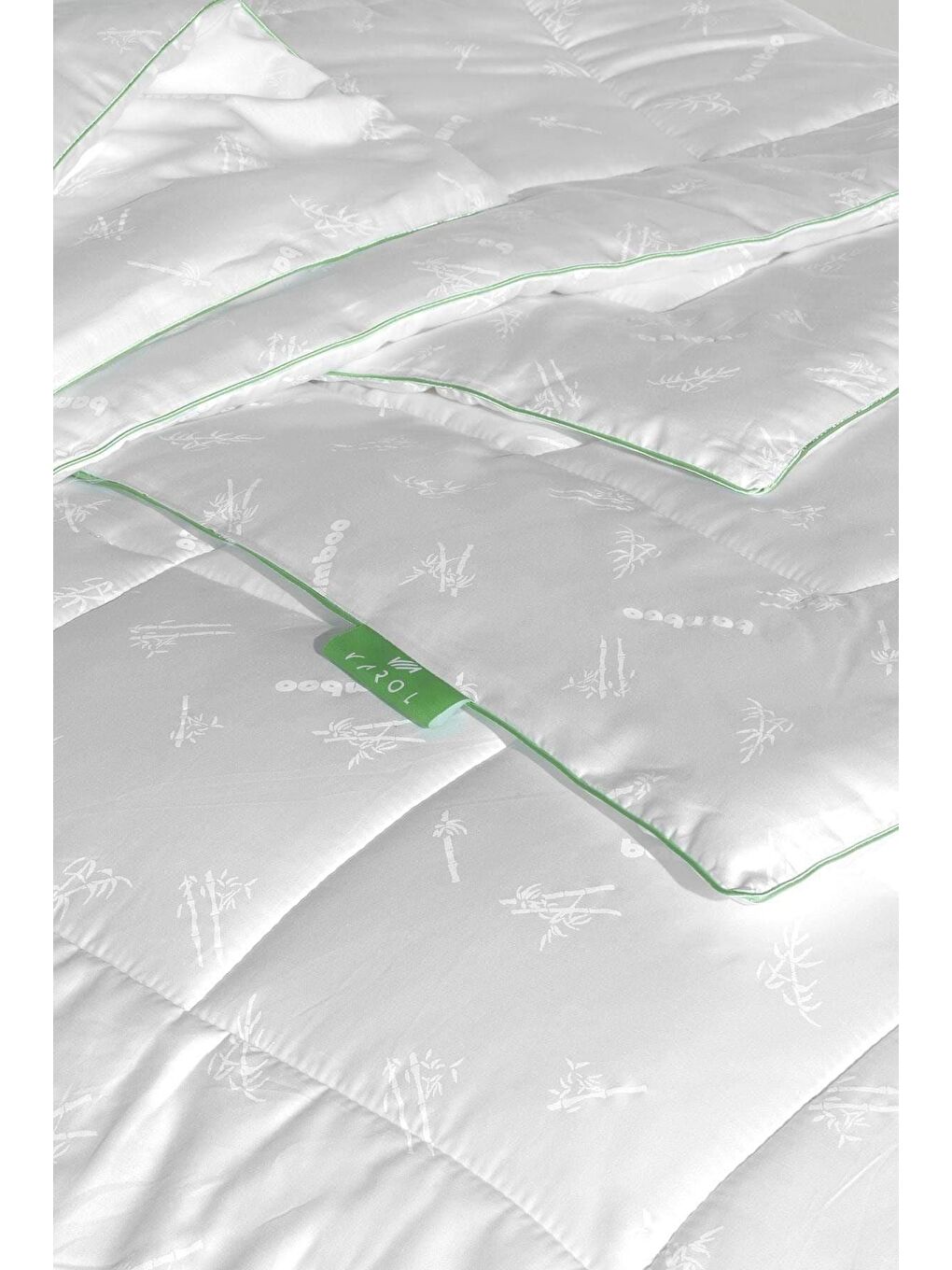 Beyaz Bambu King Size (Battal Boy Yorgan 215x235cm-1