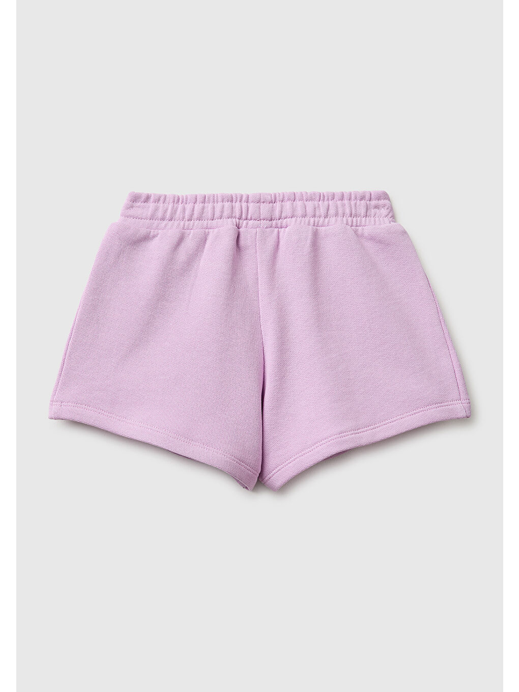 Kız Çocuk Pembe Logo İşlemeli Beli İpli Şort-1