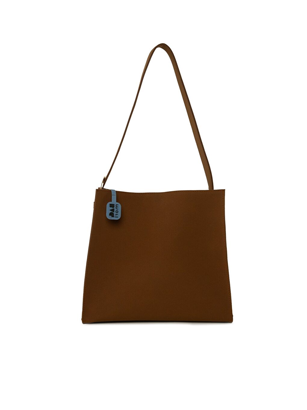 Kahverengi Kemer Detaylı Askılı Süet Çanta-2