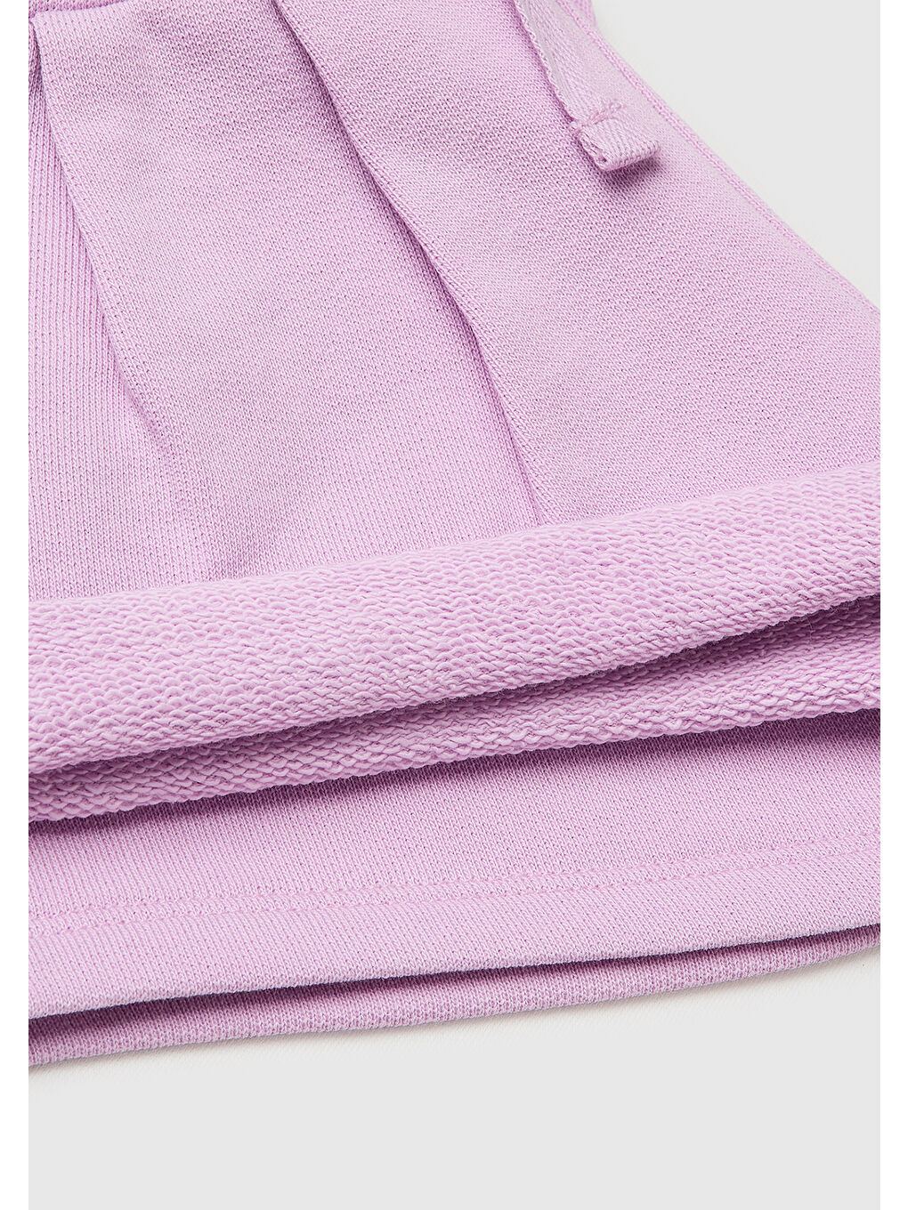 Kız Çocuk Pembe Logo İşlemeli Beli İpli Şort-2