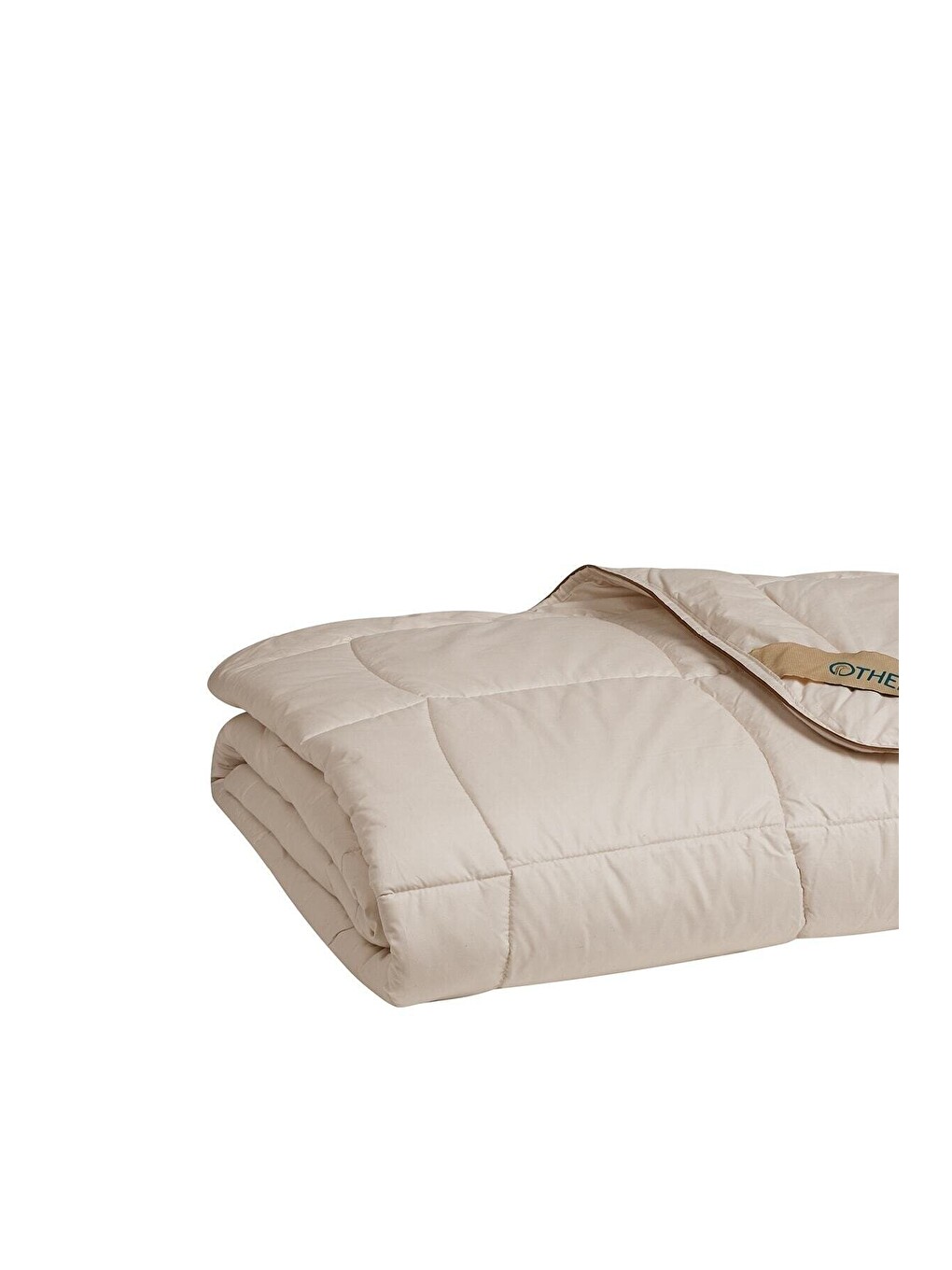 Ekru Elegante Woolla Organic Tek Kişilik Yün Yorgan 155x215 Cm-1