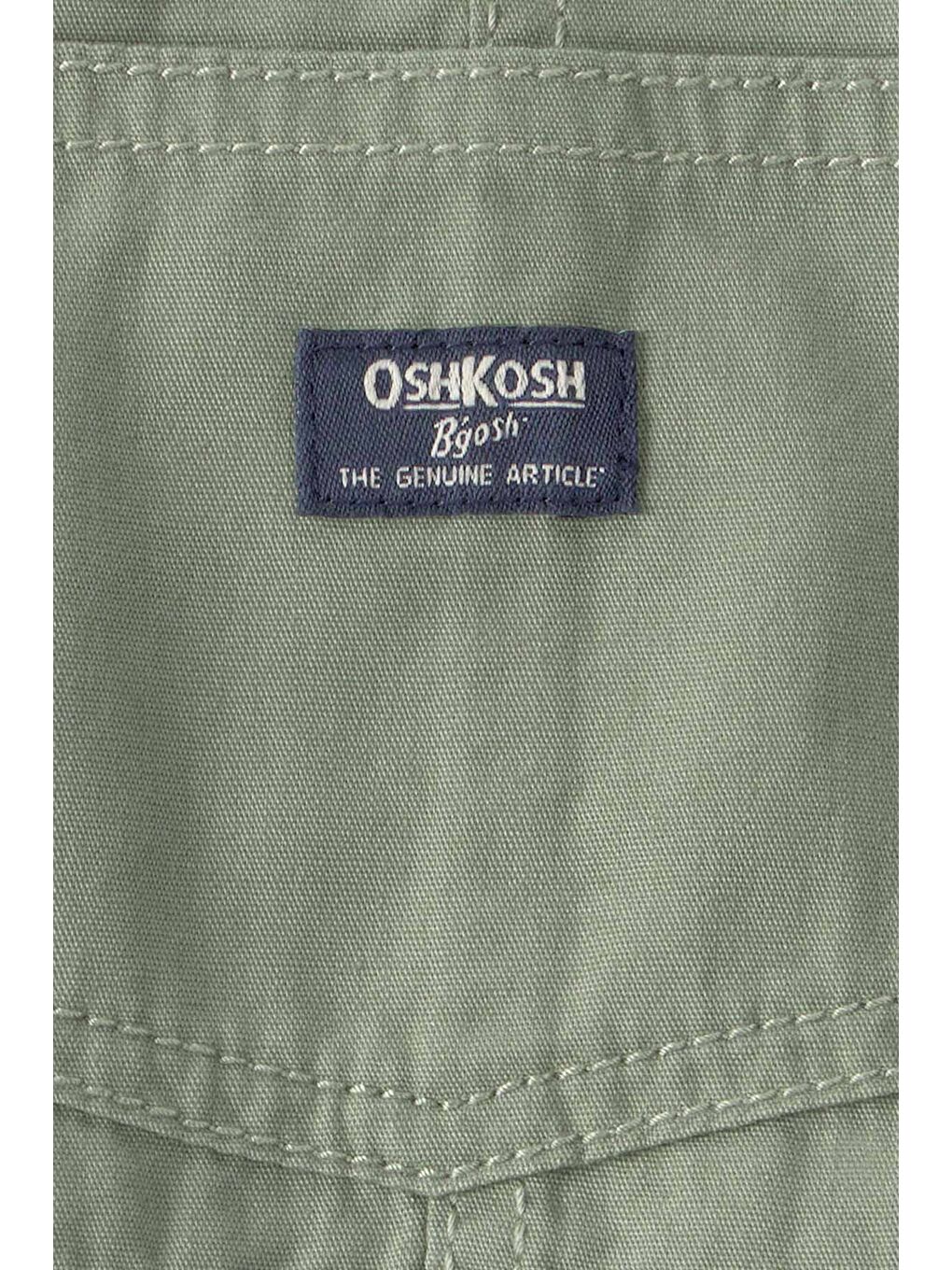 Erkek Bebek Salopet Şort 6 Ay-24 Ay Yeşil-2