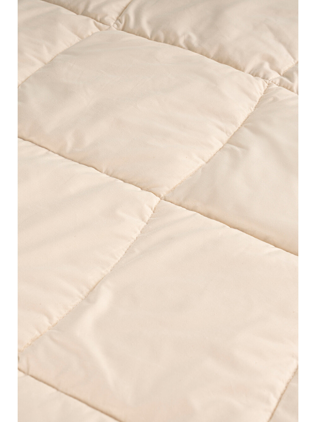 Ekru Woolla Organic %100 Yün Yorgan 195x215 Cm-2