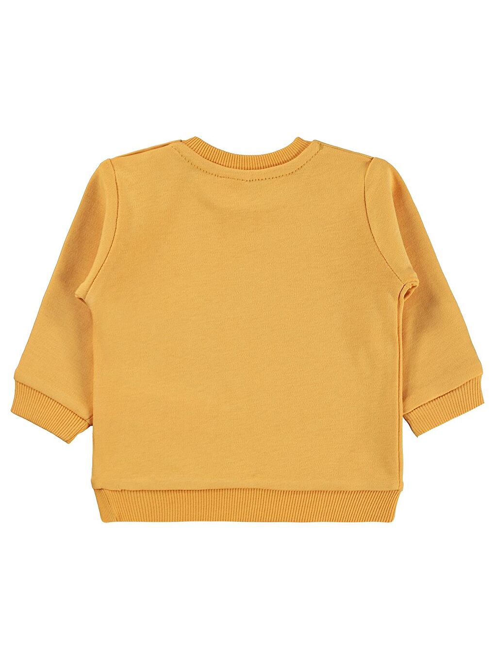Sarı Baby Astronot Baskılı 6-18 Ay Sweatshirt - Hardal-1