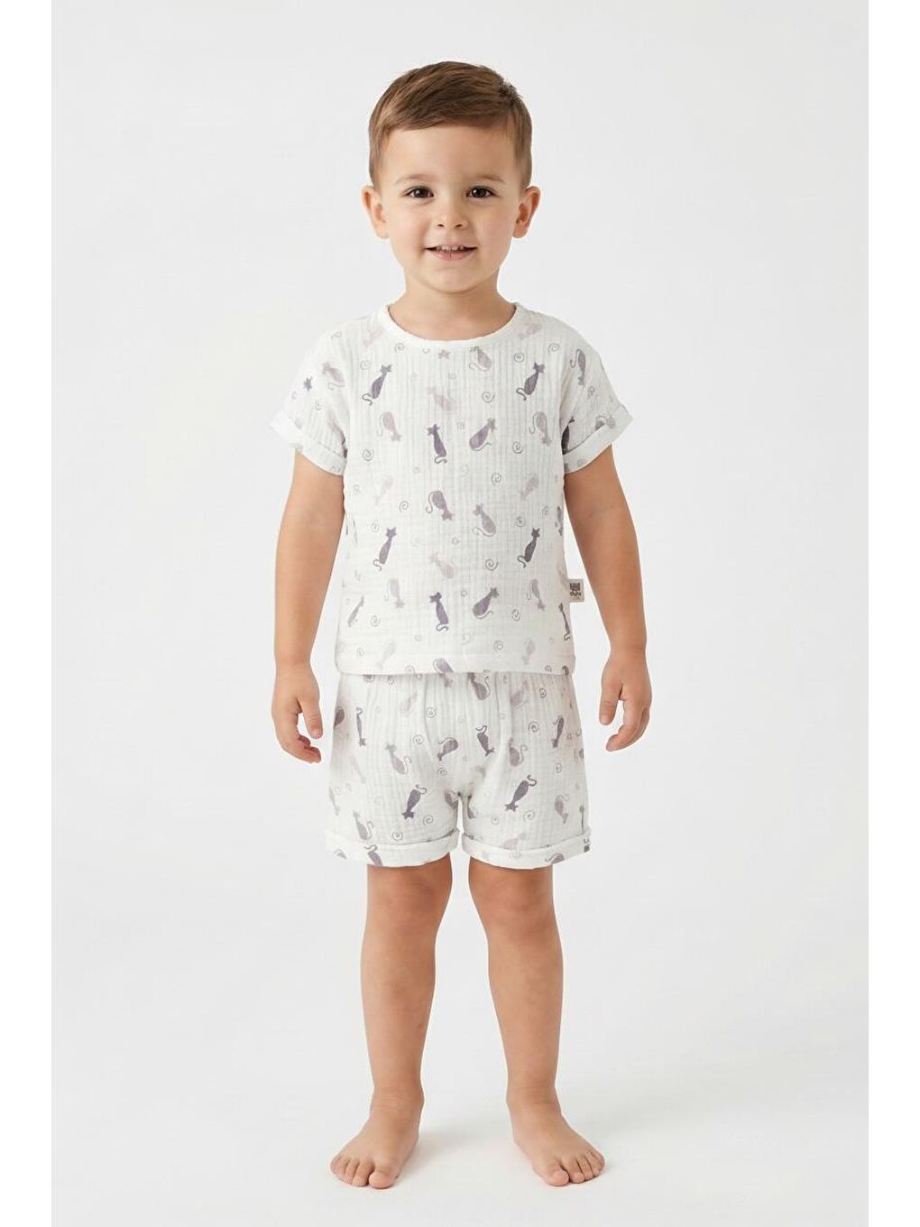 Karışık BASKILI MÜSLİN YAZLIK TAKIM-1