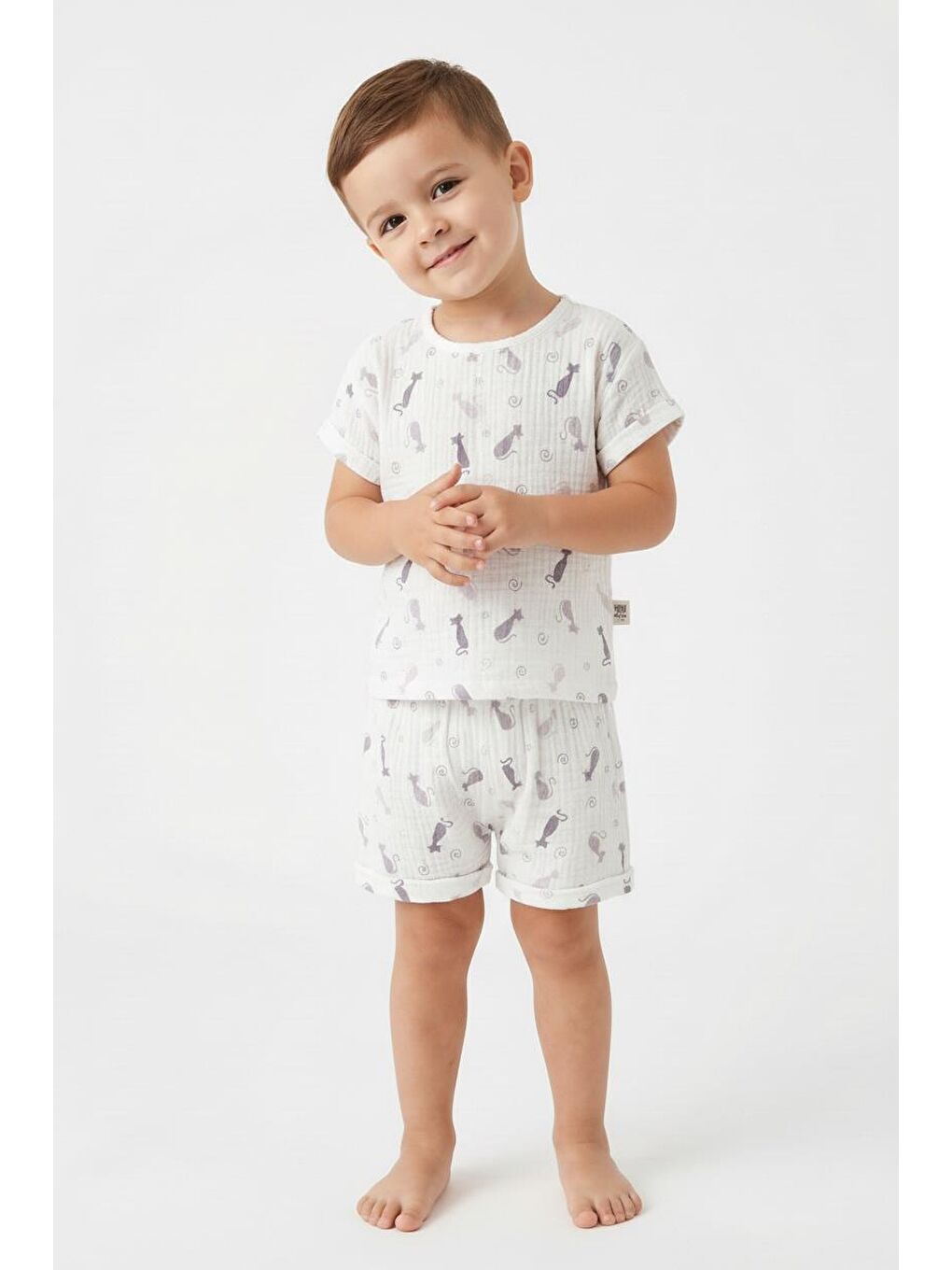 Karışık BASKILI MÜSLİN YAZLIK TAKIM-2