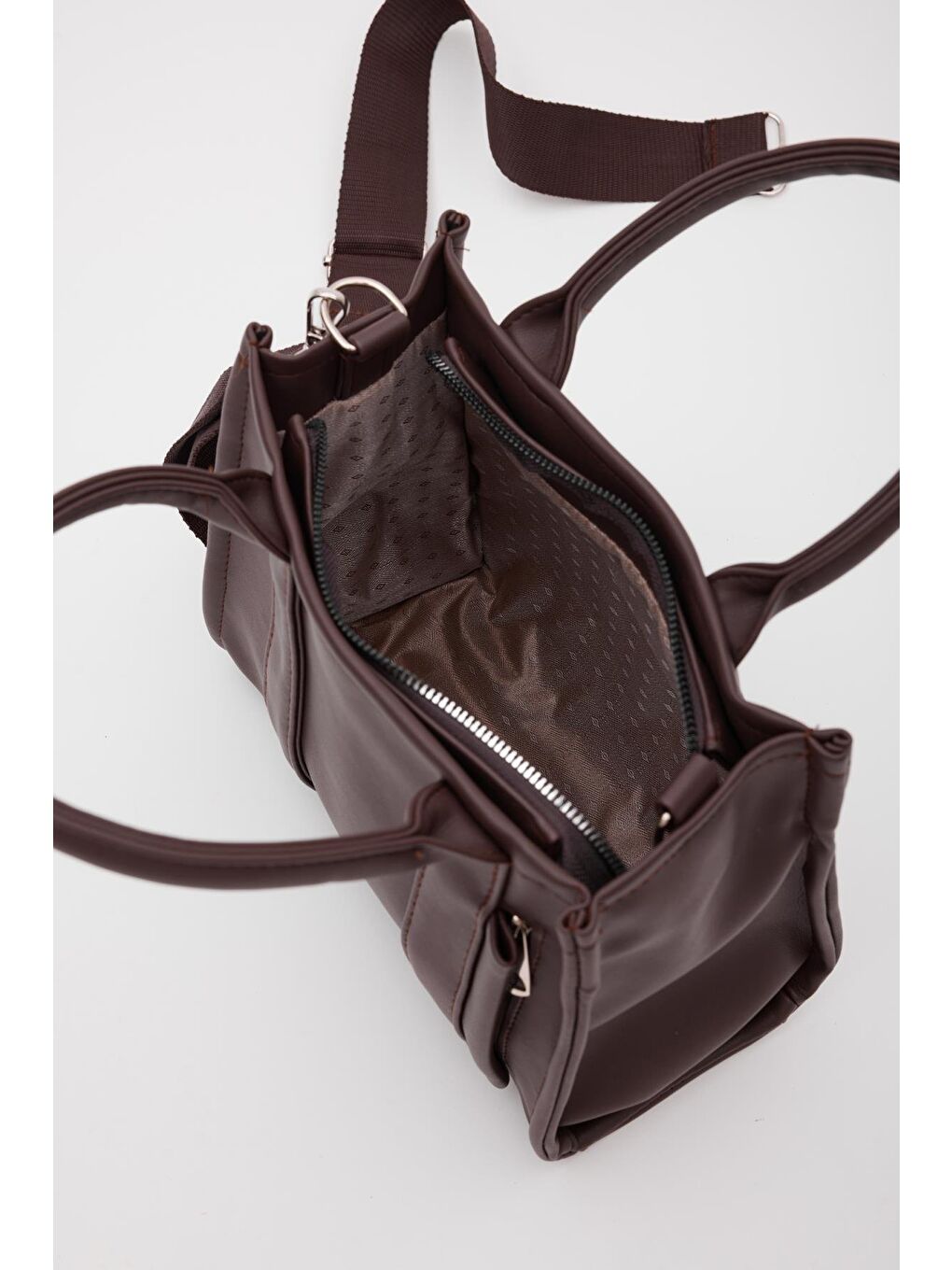 Kahverengi Miles Tote Bag  Acı Kahve-3
