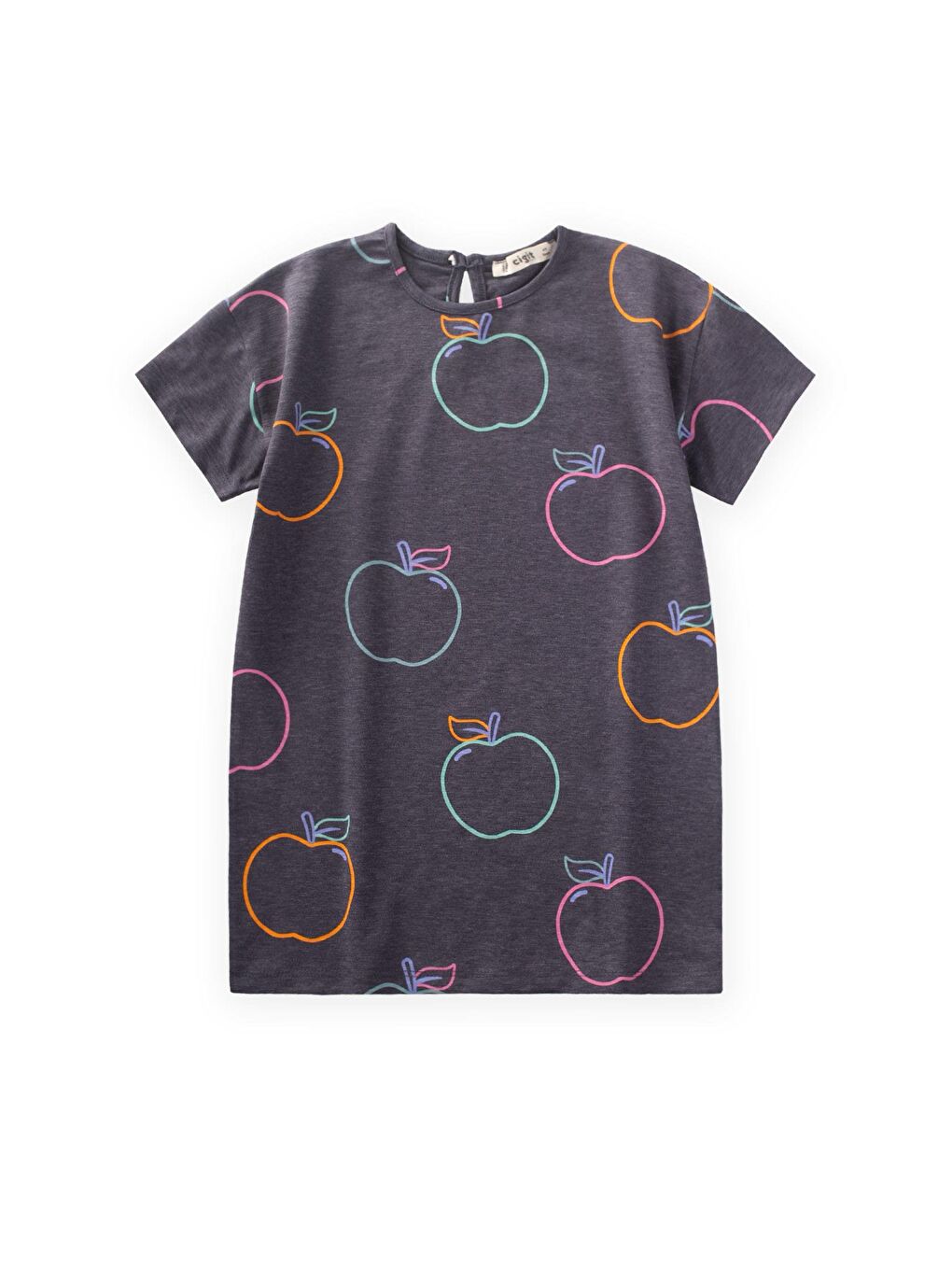 Gri Kız Çocuk Tişört