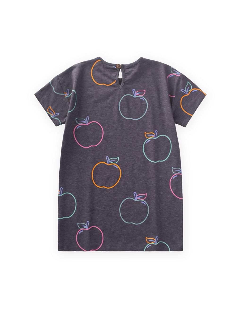 Gri Kız Çocuk Tişört-1