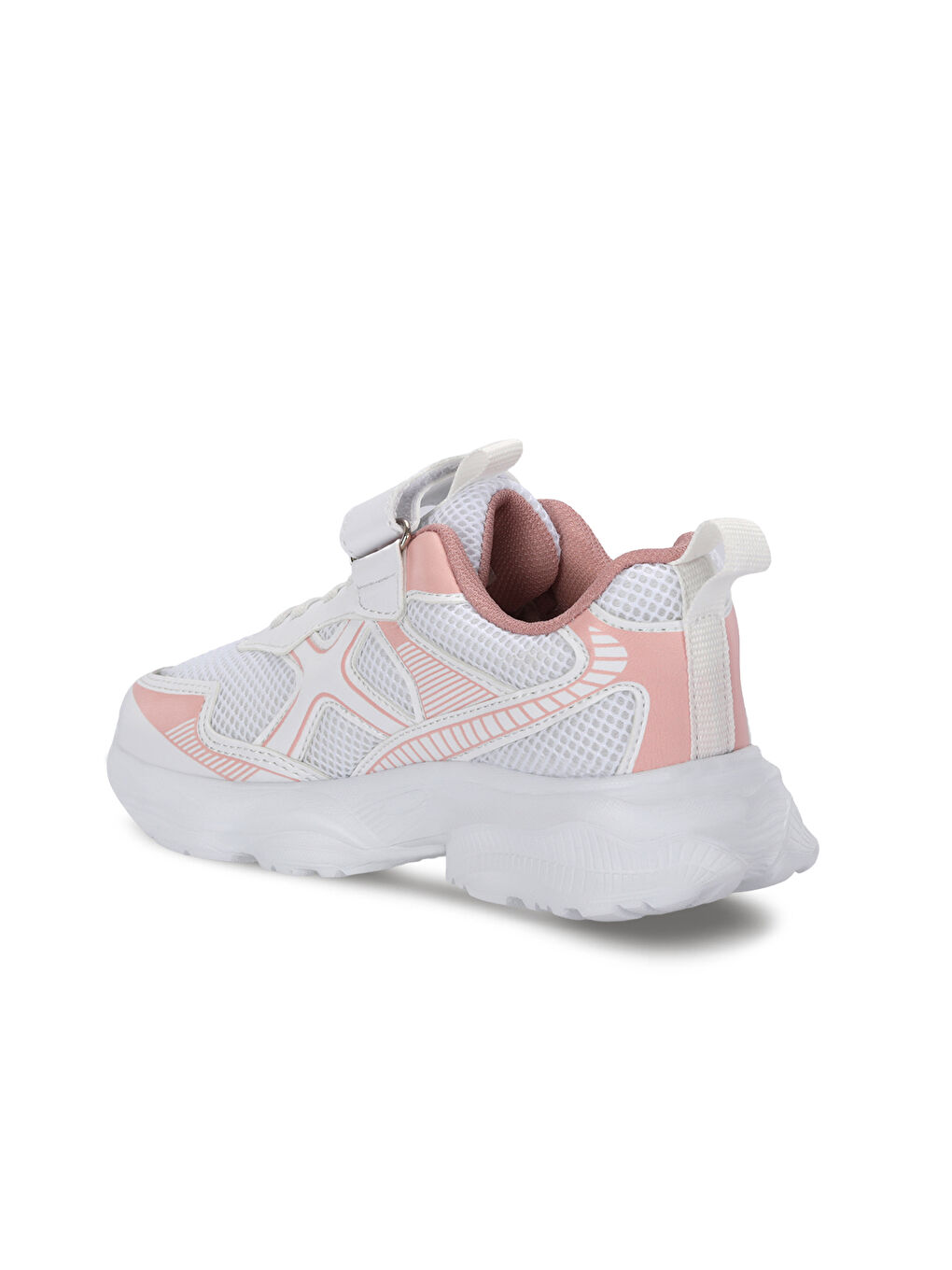 FAST TRACK I Kız Çocuk Cırt Cırtlı Beyaz / Pembe Günlük Spor Ayakkabısı-2