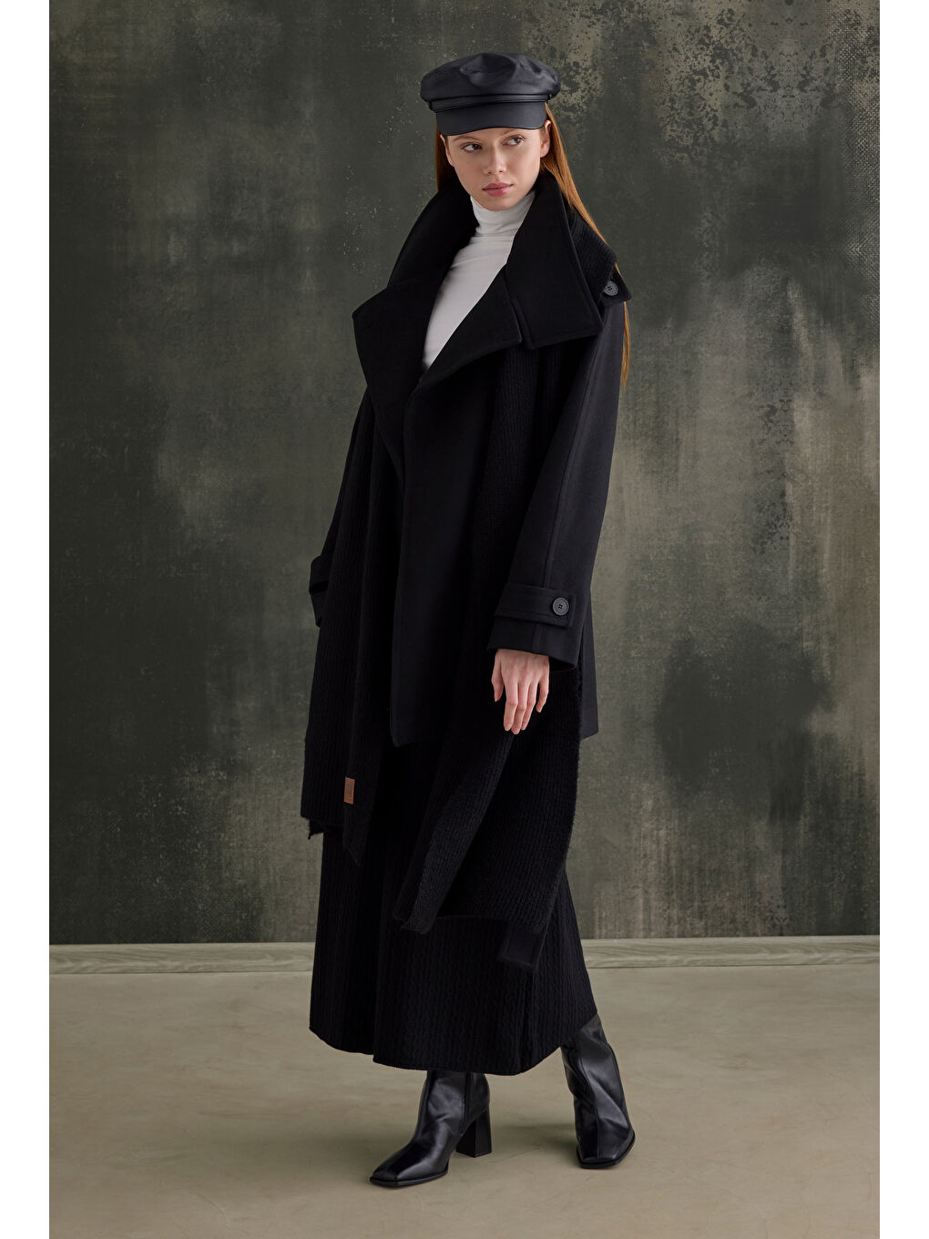 Dik Yaka Kaban Siyah-1