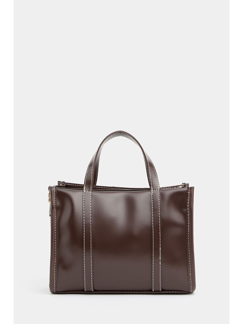 Deri Detaylı Hasır Örgü Kadın Çanta – Bohem Stil Omuz Ve El Çantası Kahverengi-6