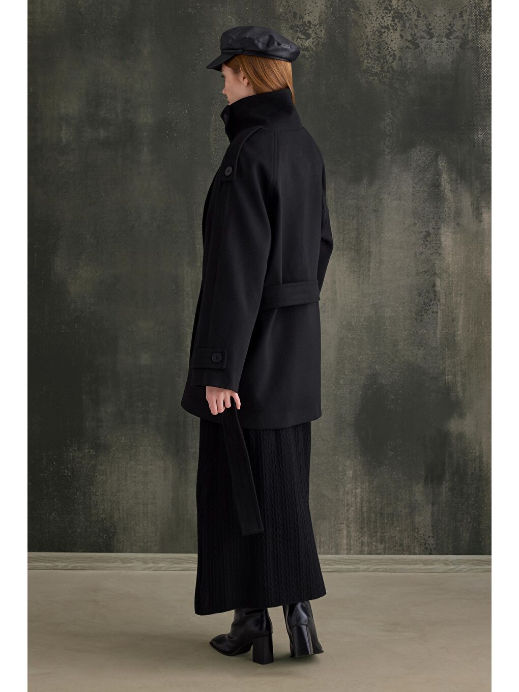 Dik Yaka Kaban Siyah-3