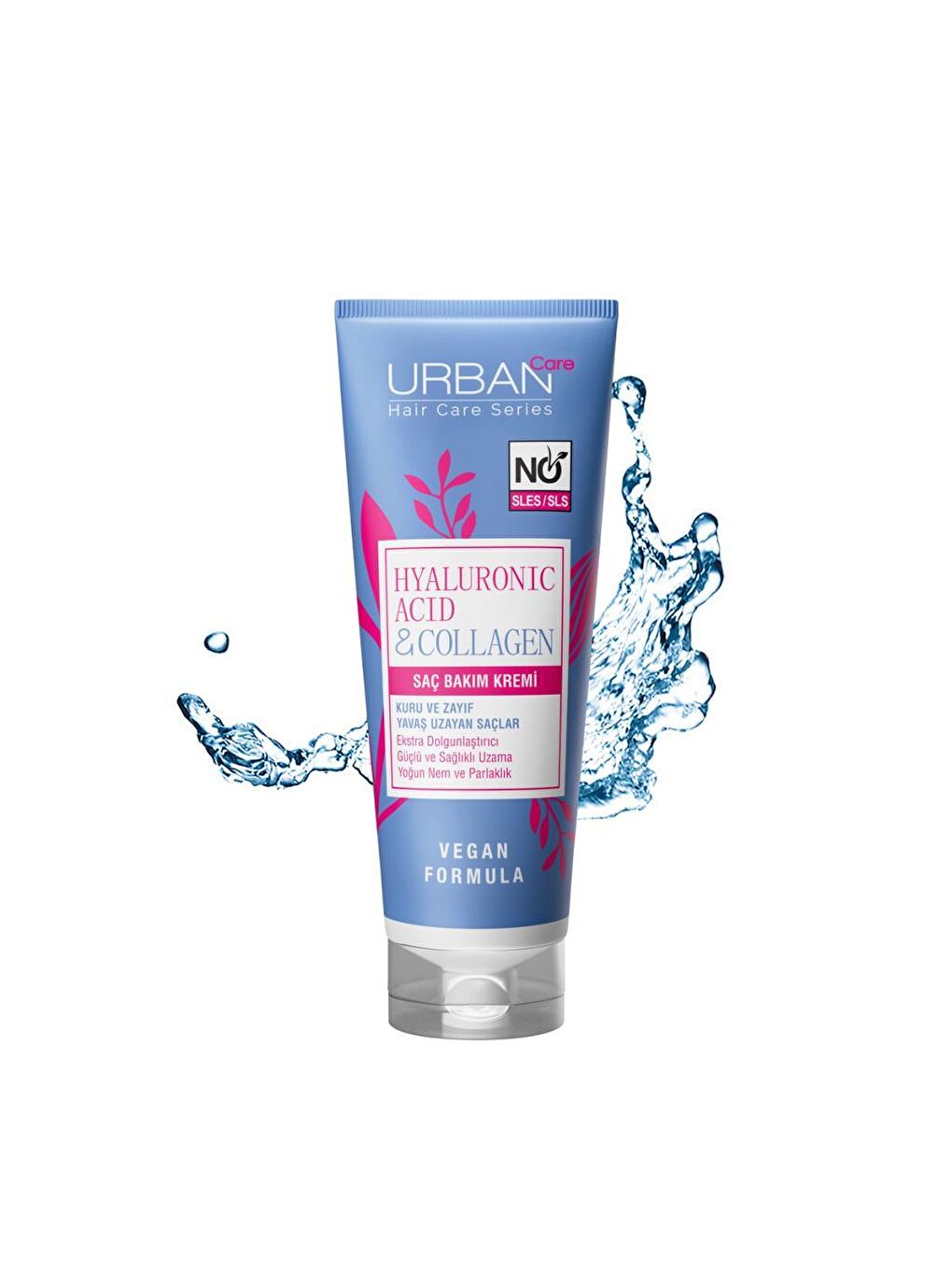 Urban Care Hyaluronik Asit&Kolajen Kuru ve Cansız Saçlara Özel Saç Bakım Kremi-SÜLFATSIZ-250 ML - 2