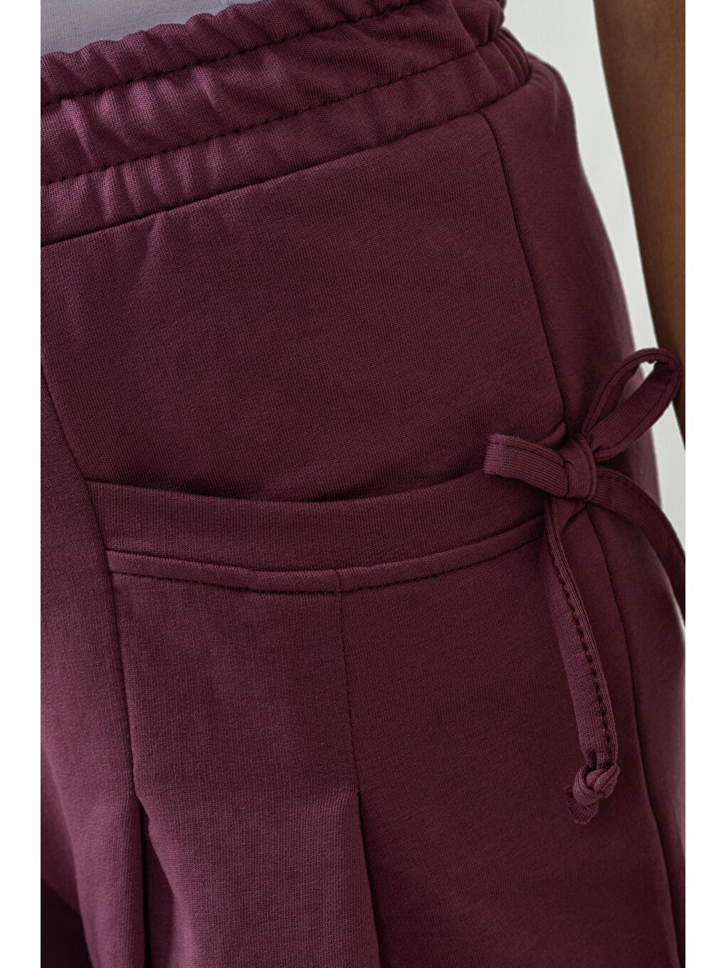 Pembe Life İs Good Baskılı Cepler Fiyonklu Kız Çocuk Şort-5