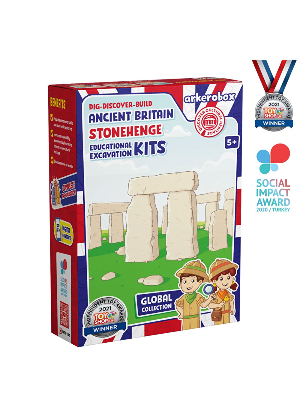 Arkerobox Antik Britanya Stonehenge Eğitici Kazı Seti ARK2223