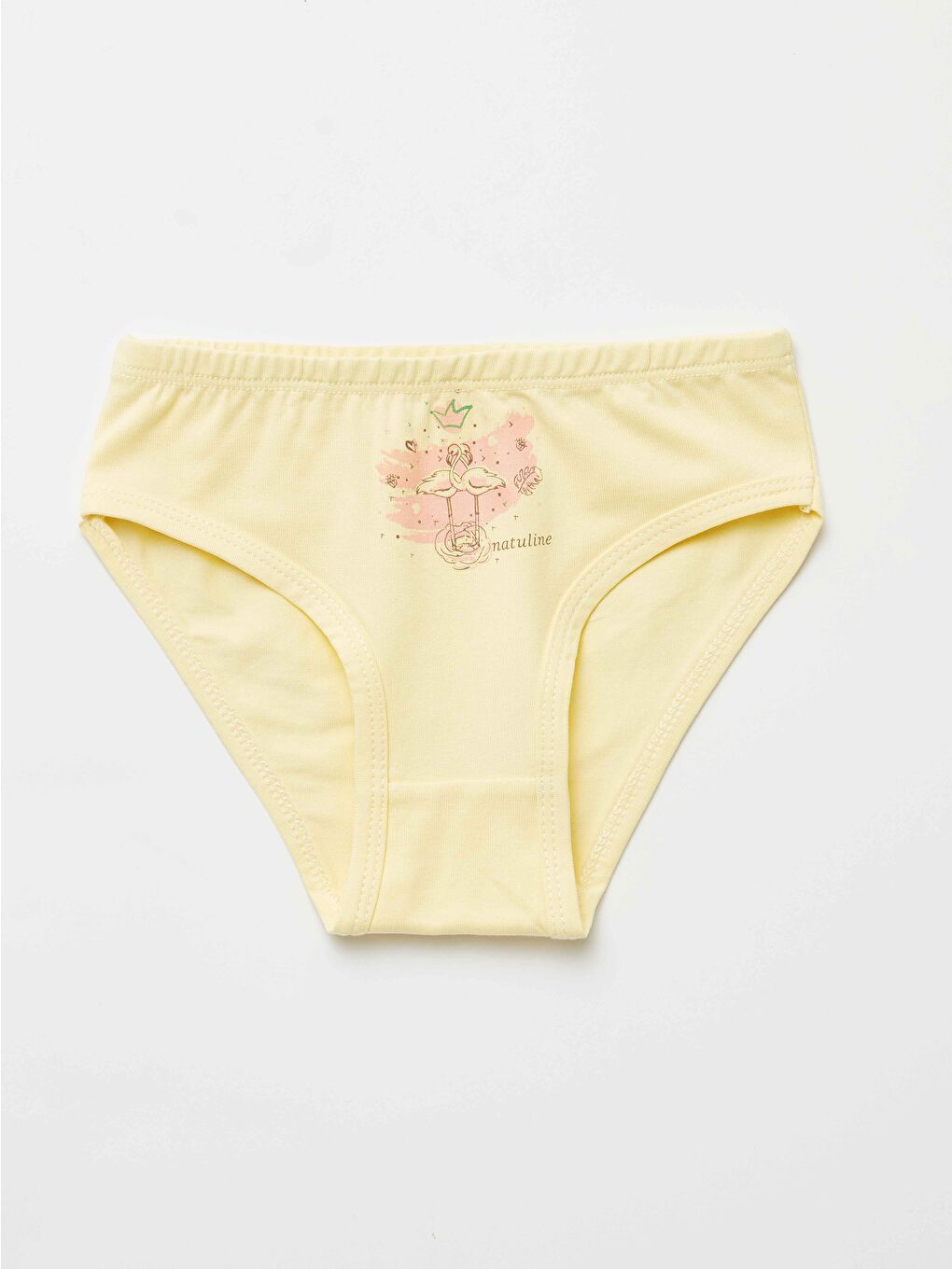 Mavi Kız Çocuk Organik Pamuklu Elastanlı Külot Queen Swan 4 lü Paket-4