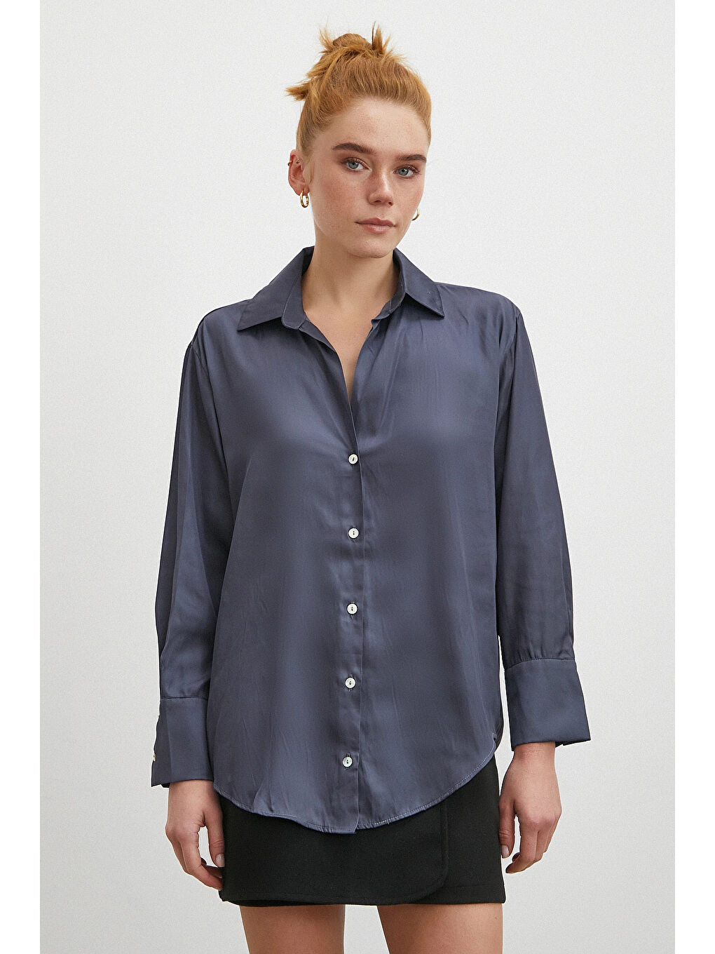 Karışık Diagonal Desen Gömlek Antirasit-4