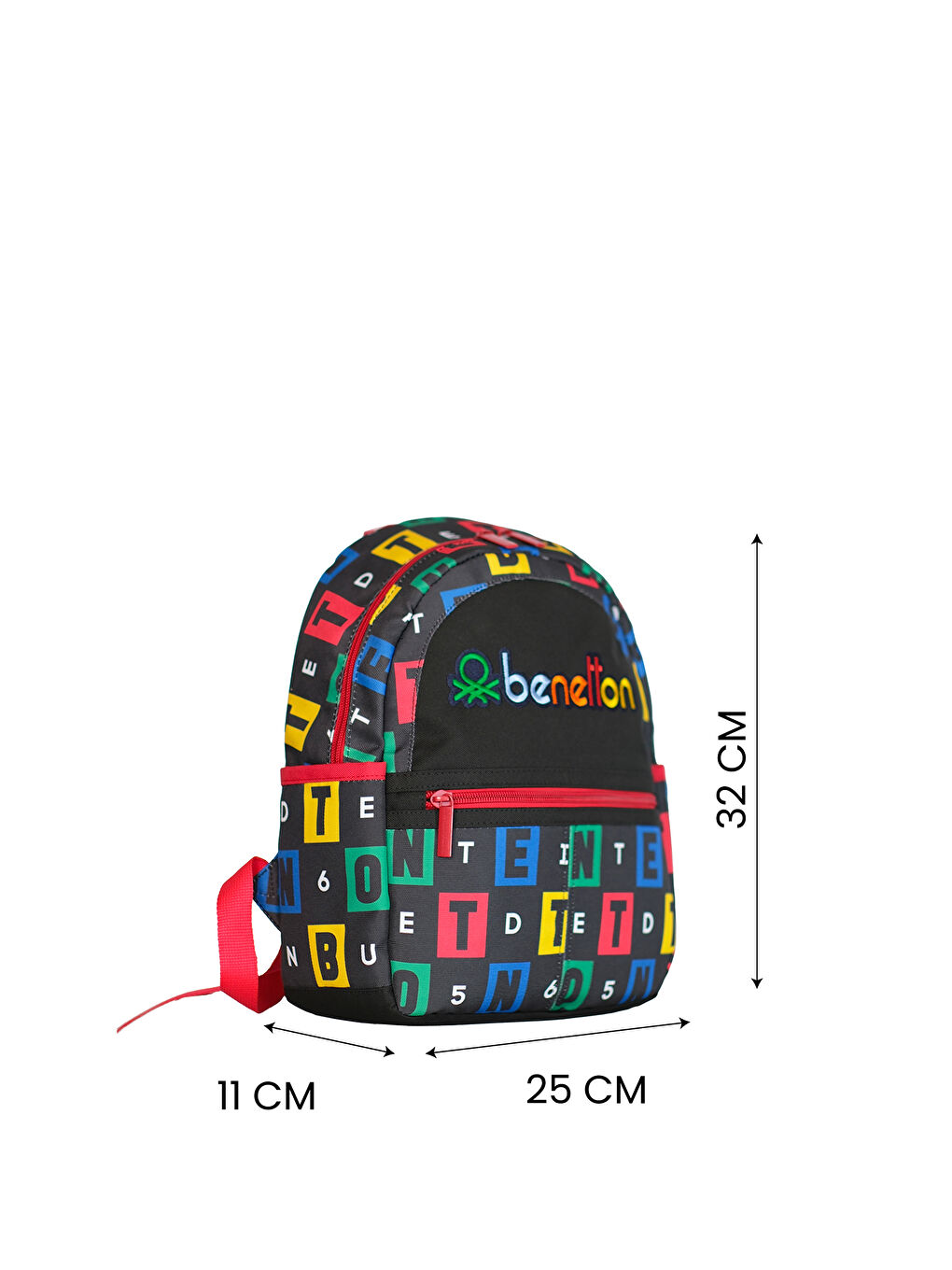 Harf Baskılı Unisex Çocuk Anaokul Çantası-4