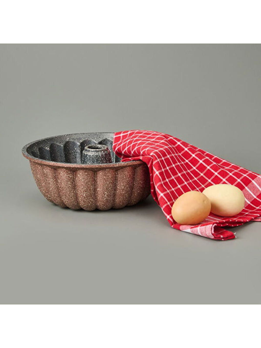 Dilimli Kek Kalıbı - Pembe - 26 cm-1