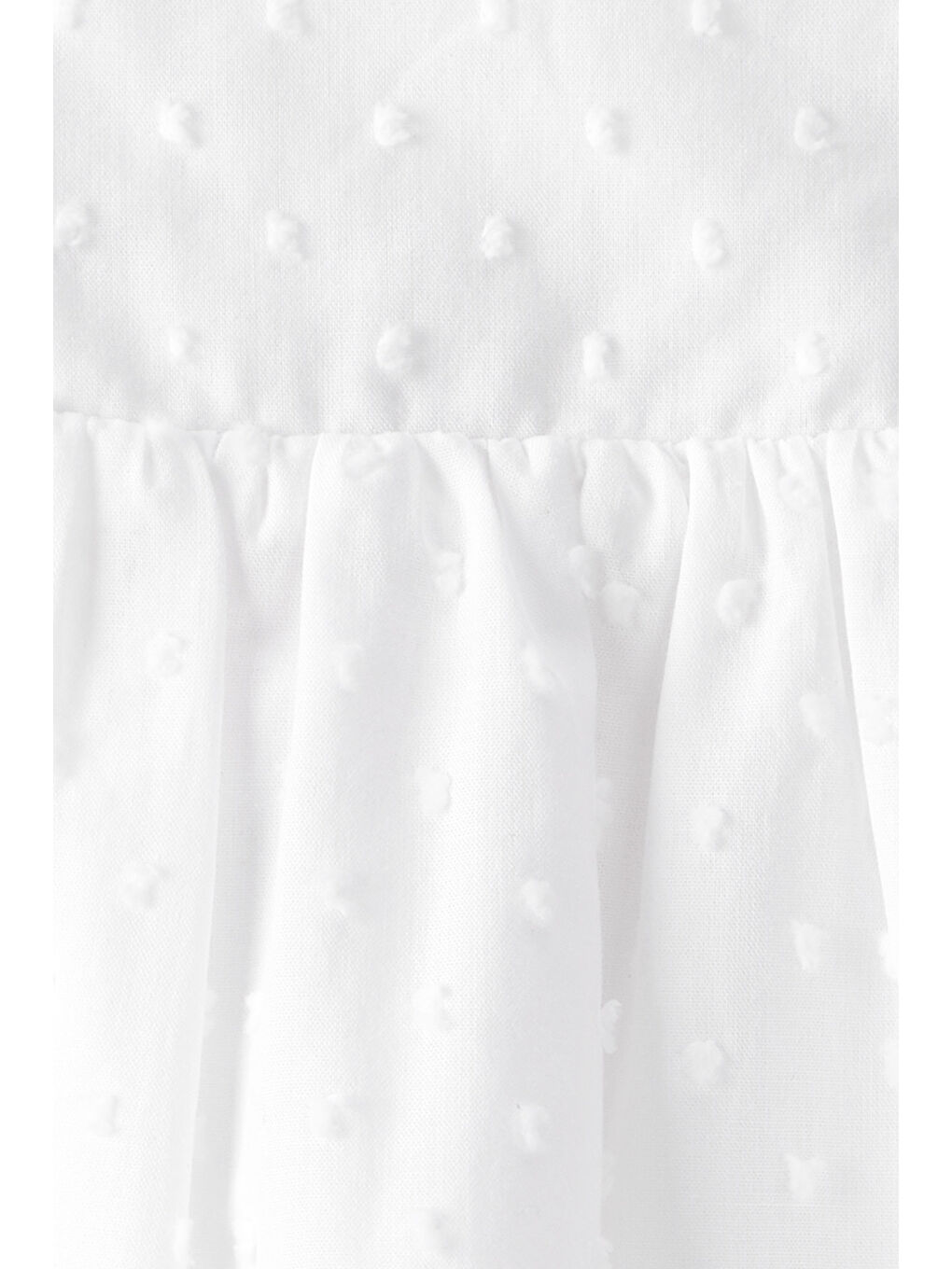 Kız Bebek Elbise 6 Ay-24 Ay Beyaz-3