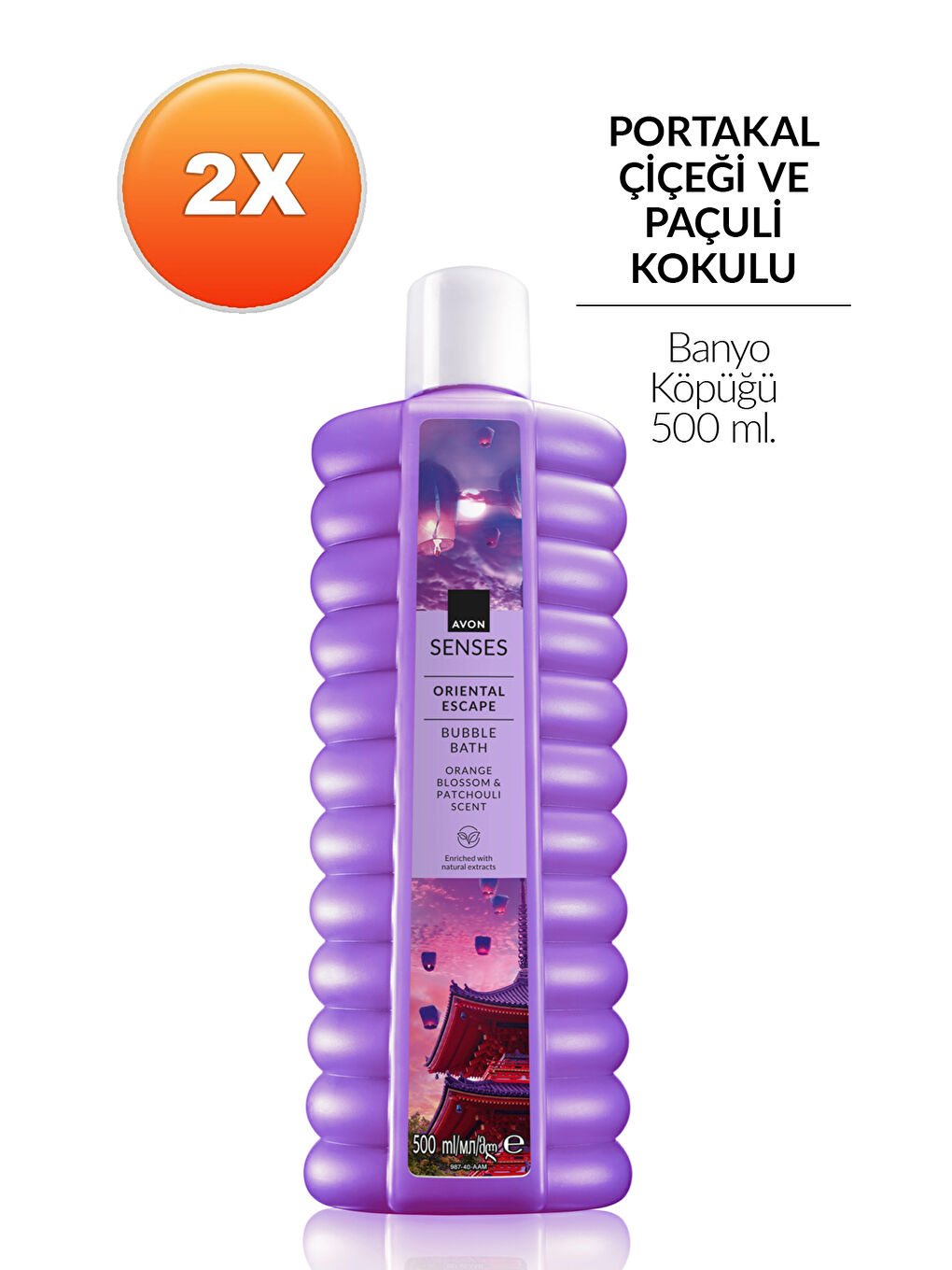 Senses Oriental Escape Portakal Çiçeği ve Paçuli Kokulu Banyo Köpüğü 500ML İkili Set-1