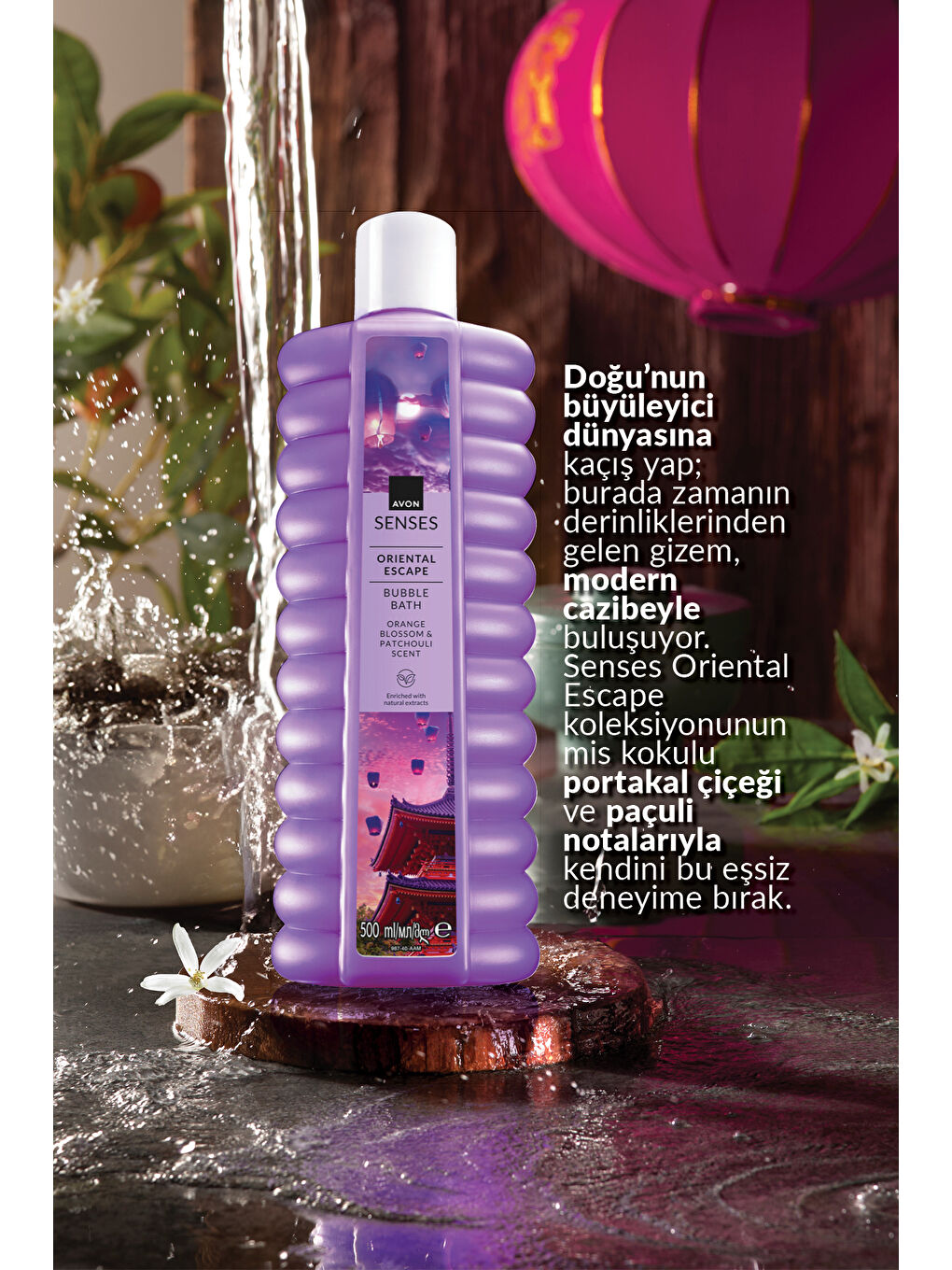 Senses Oriental Escape Portakal Çiçeği ve Paçuli Kokulu Banyo Köpüğü 500ML İkili Set-2