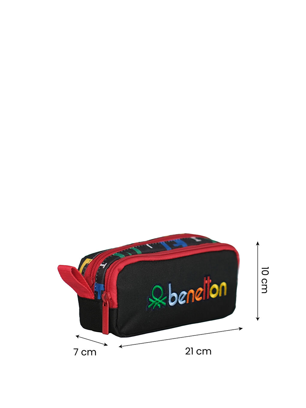 Harf Baskılı Çift Bölme Unisex Çocuk Kalemlik-4