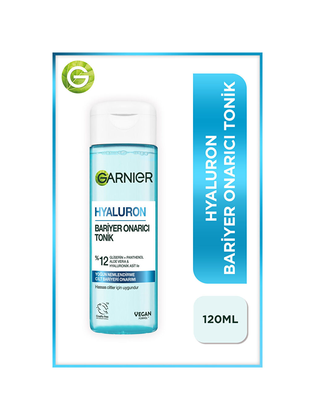 Hyaluron Bariyer Onarıcı Tonik 120ML (Gliserin, Panthenol, Aloe Vera & Hyaluronik)