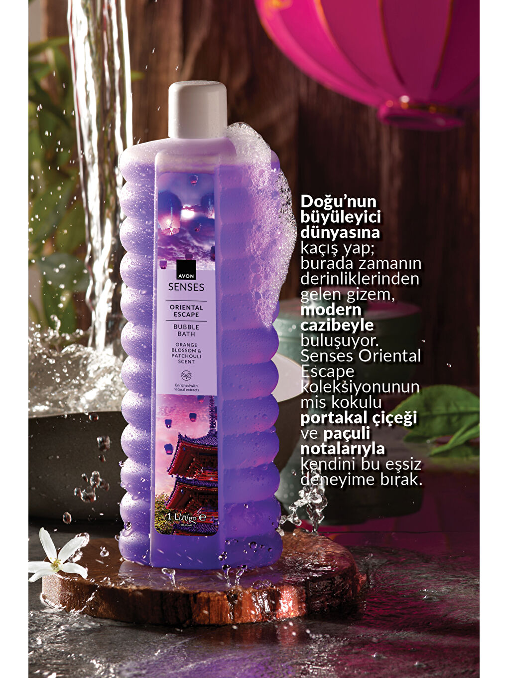 Senses Oriental Escape Portakal Çiçeği ve Paçuli Kokulu Banyo Köpüğü 1 Lt İkili Set-2