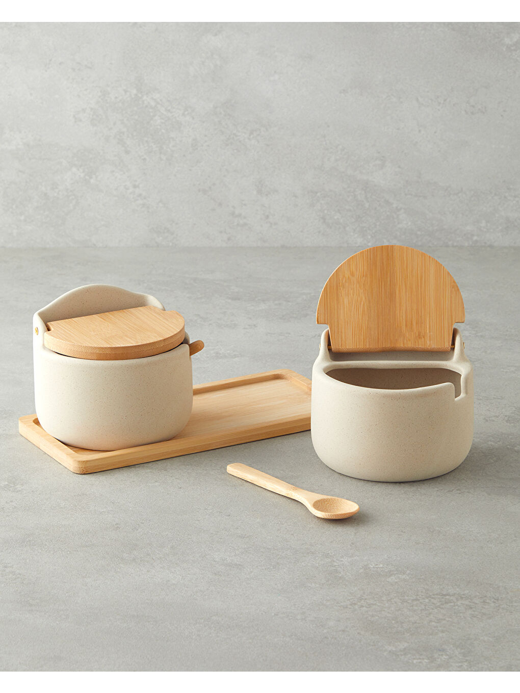 Nora Dolomite 2'li Baharatlik 23x10,5 cm Bej-1