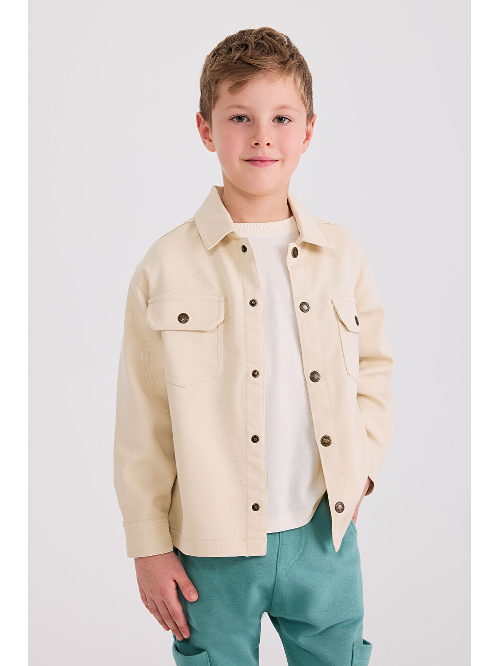 Erkek Çocuk Bej Ceket-5