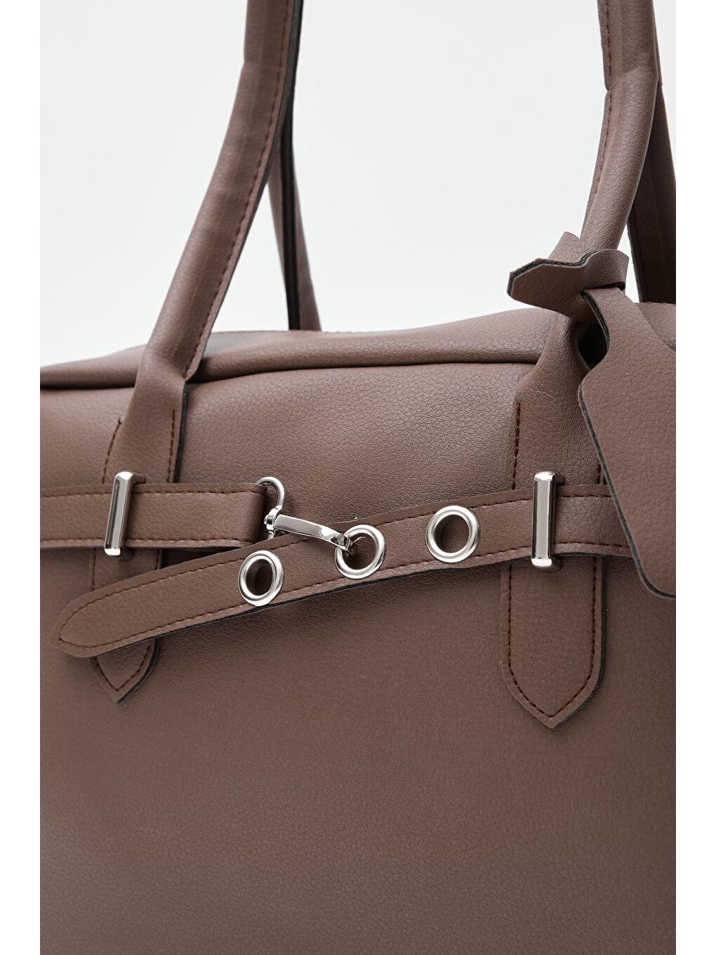 Kahverengi Bomhold Omuz Çantası  Acı Kahve-4