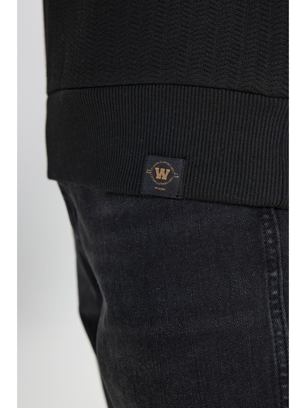 Regular Fit Normal Kesim Bisiklet Yaka Siyah Sweatshirt-5