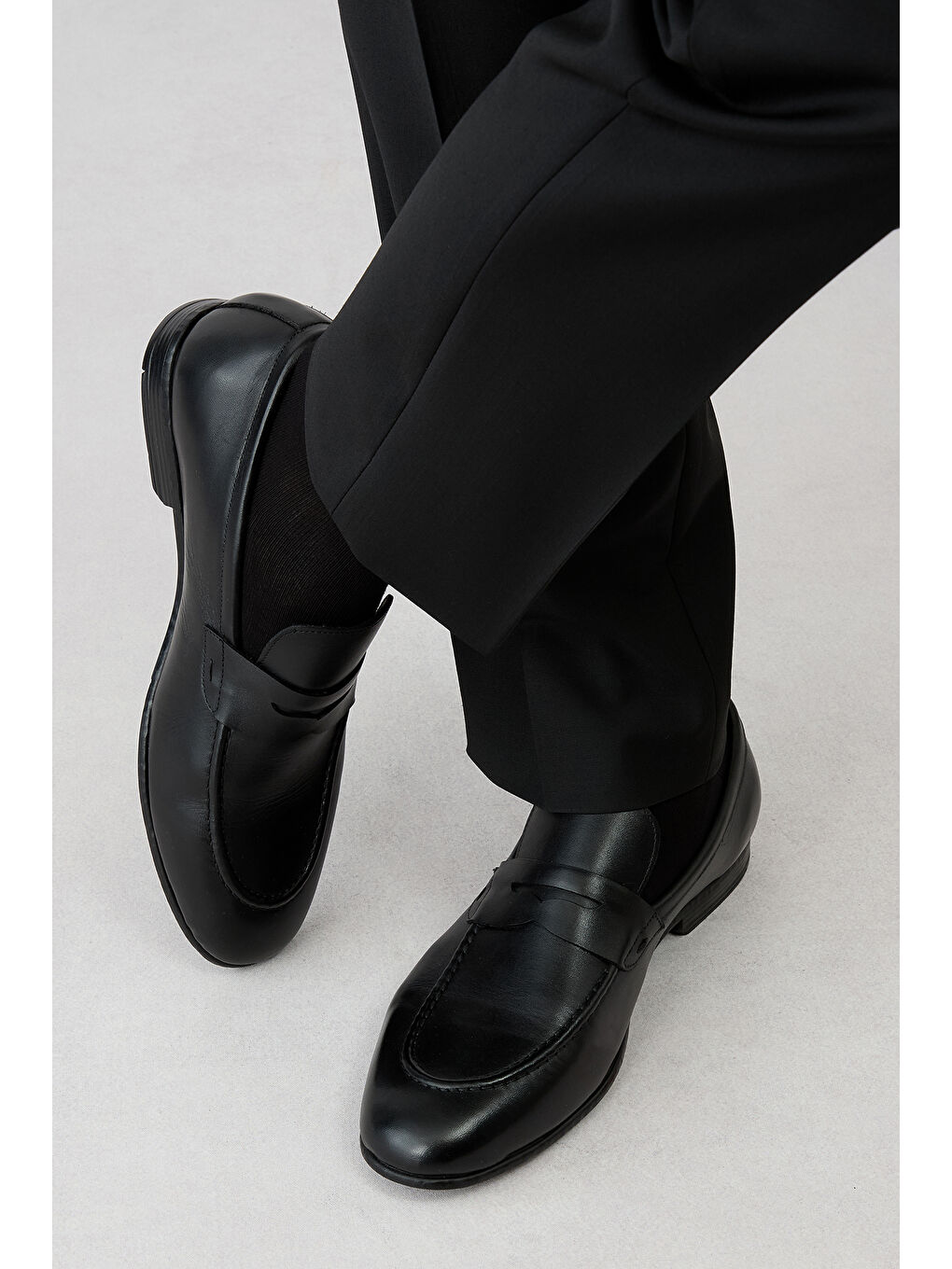 Siyah Erkek Loafer Ayakkabı