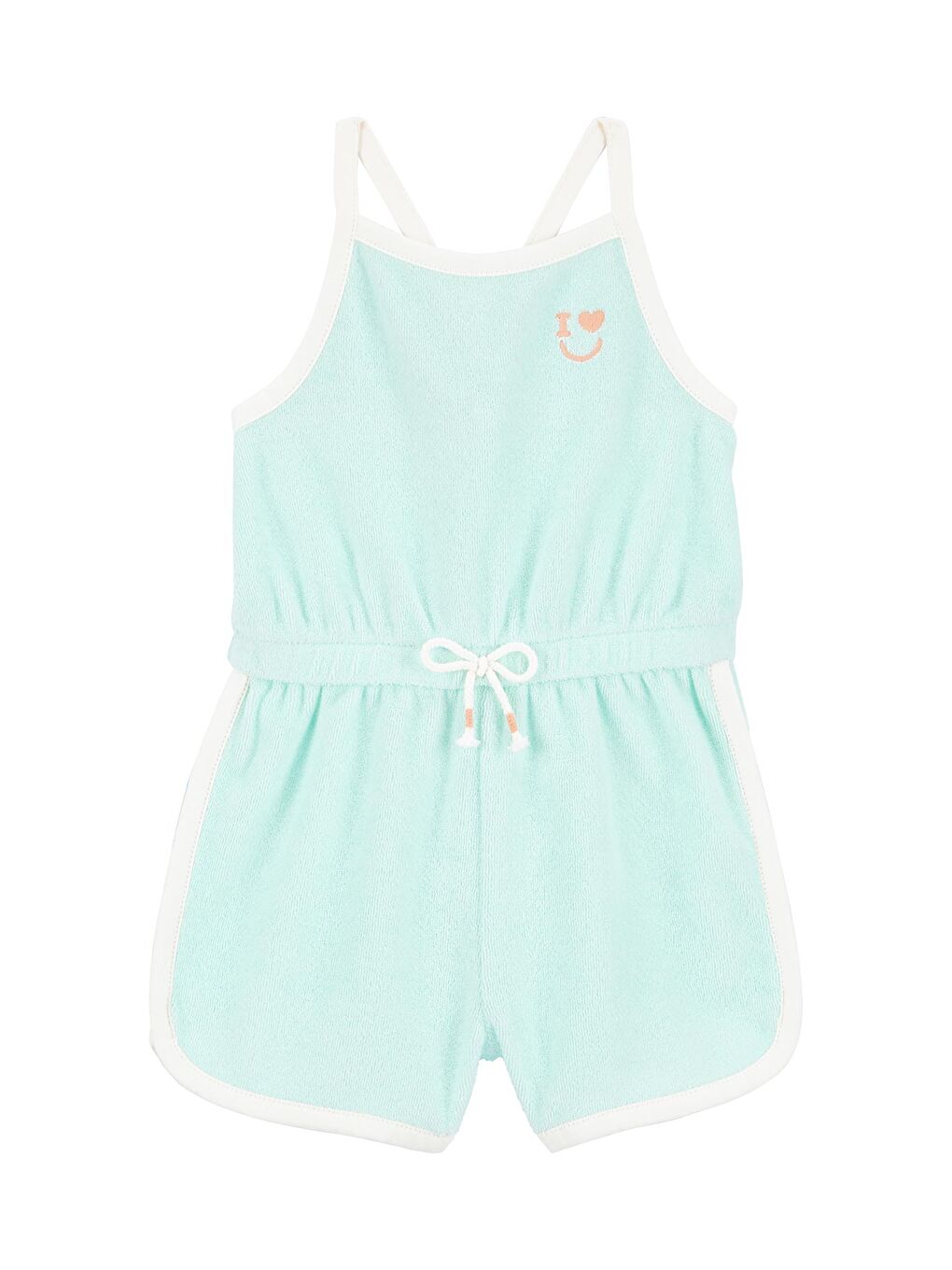 Yeşil Kız Bebek Kısa Tulum