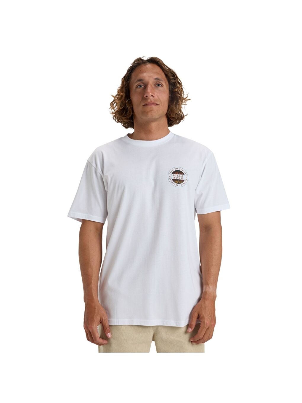 Rotor Fill Ss Erkek Beyaz Tişört