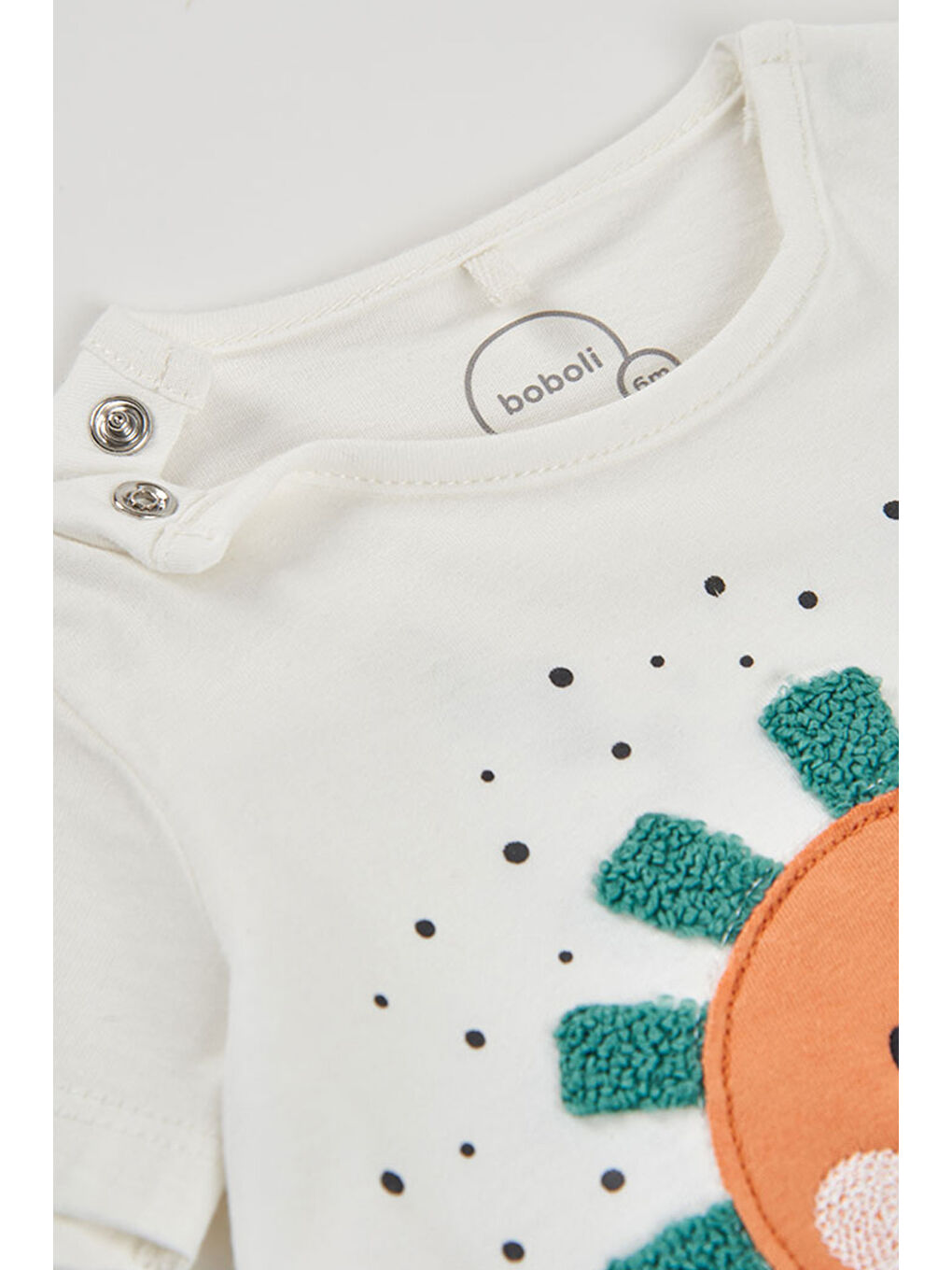 Güneş Desenli Tulum 3-18 Ay Beyaz-2