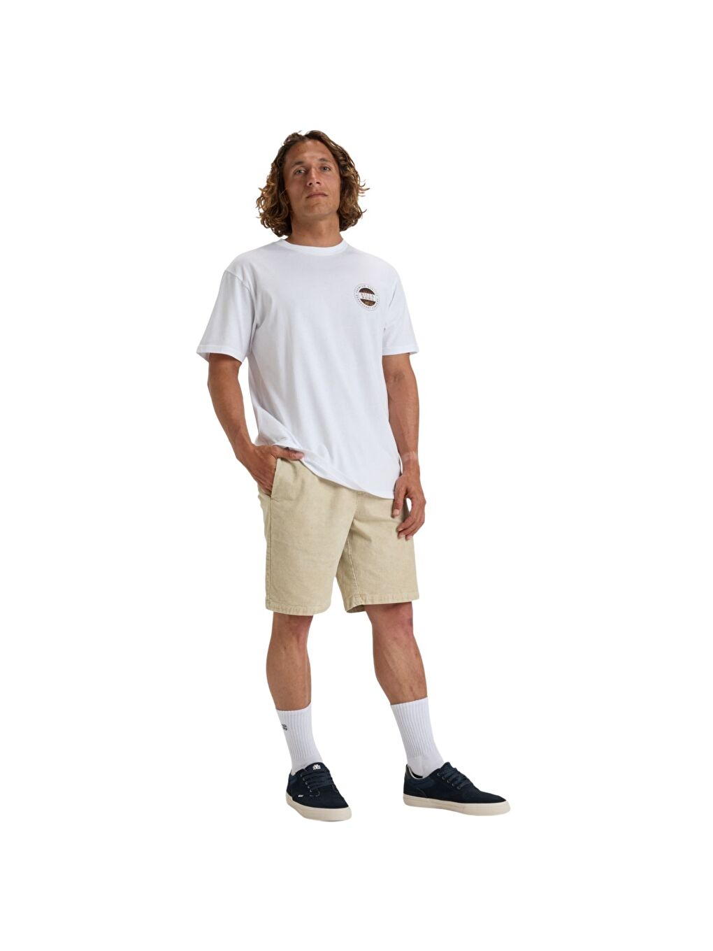 Rotor Fill Ss Erkek Beyaz Tişört-1