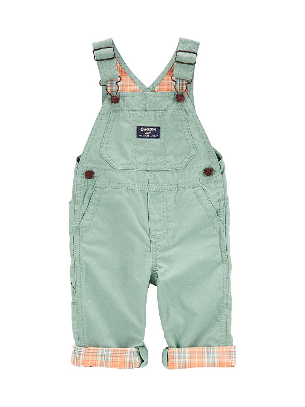 Yeşil Erkek Bebek Salopet