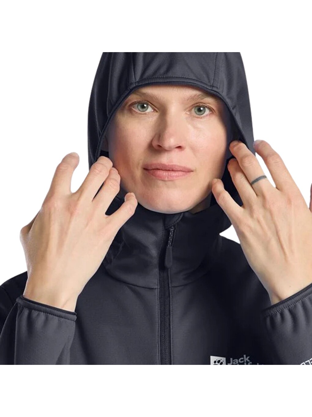 Lacivert Feldberg Hoody Kadın Mavi Softshell-1