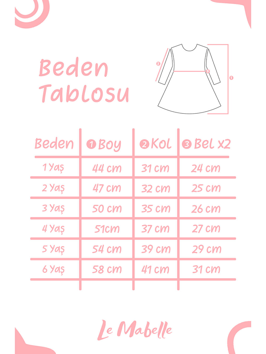 Pembe Pudra Uzun Kollu Tül Etekli Kız Çocuk Elbise - Lisa-5