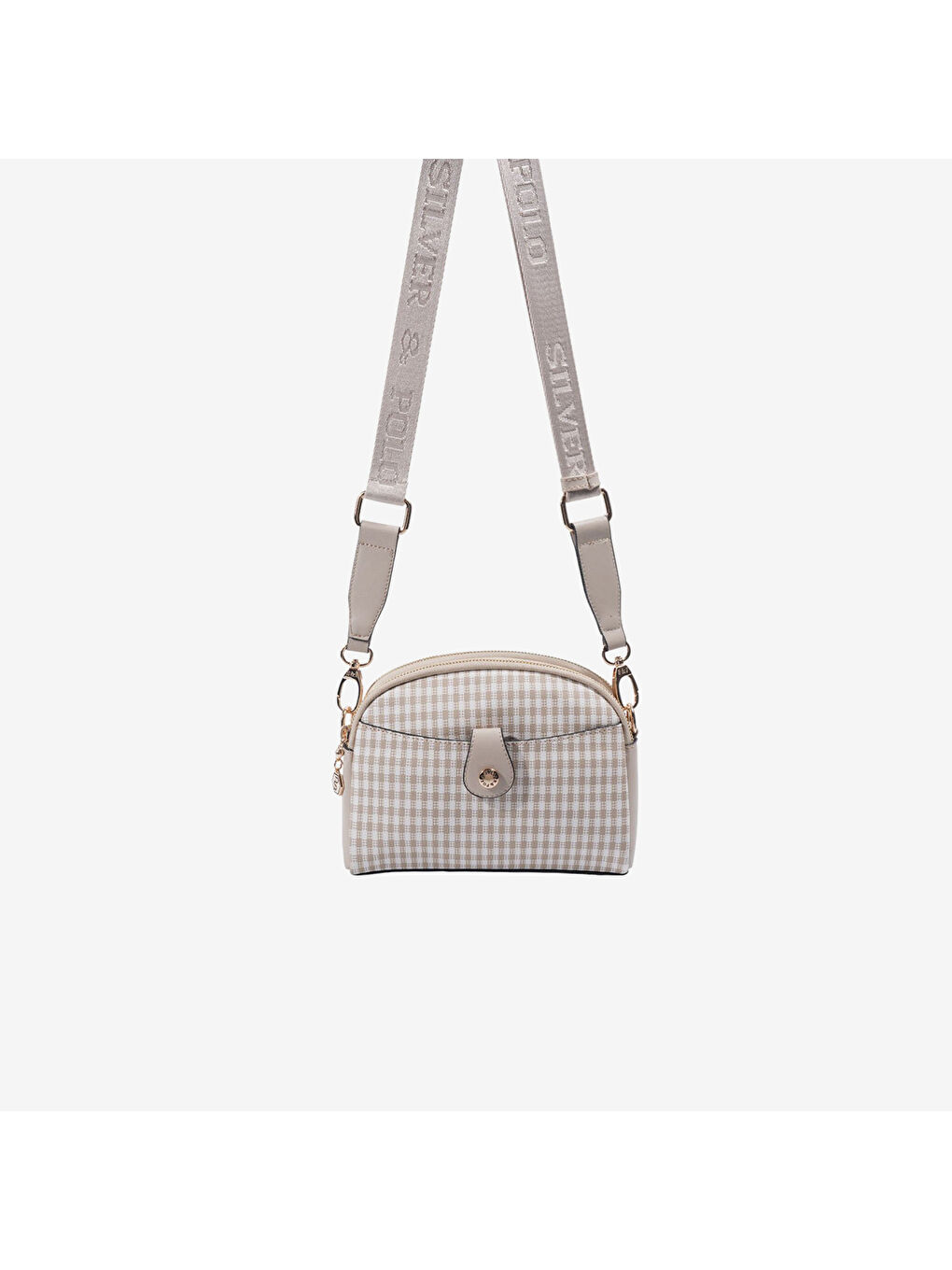 Kadın SP1144-M191 SILVER POLO Çapraz Çanta Kum Beji-Kum Beji-1