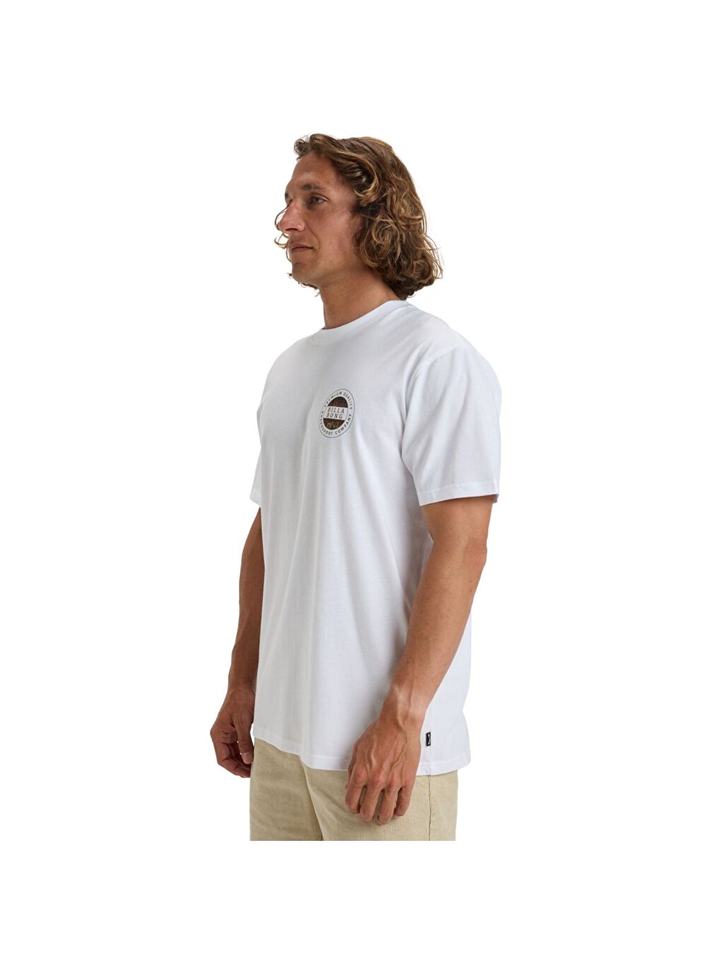 Rotor Fill Ss Erkek Beyaz Tişört-2