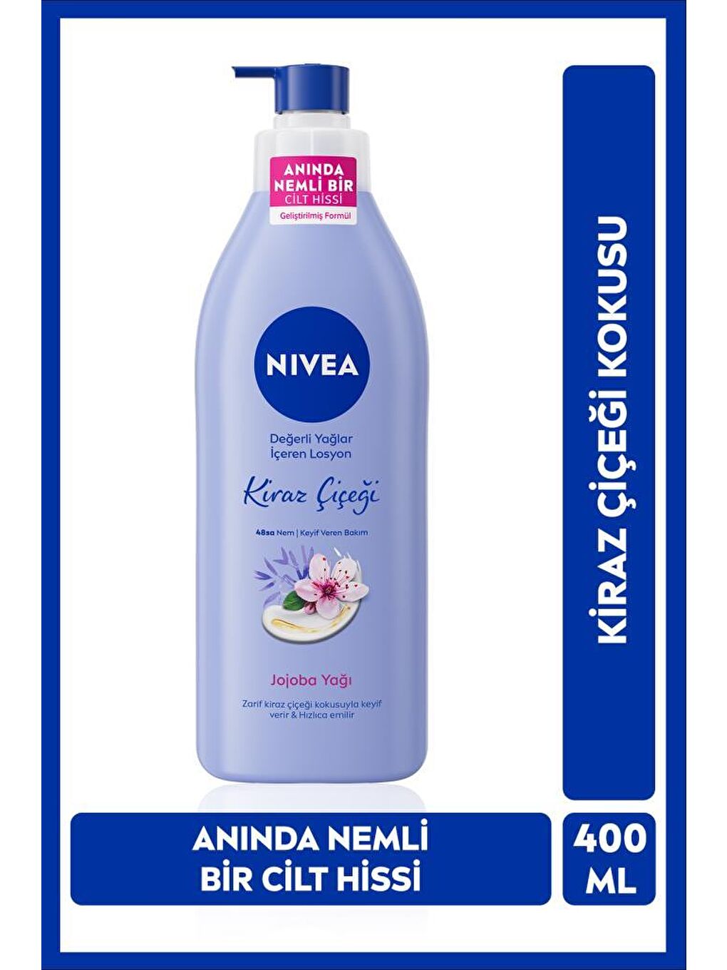 Kiraz Çiçeği Vücut Losyonu ve Repair&Care Nemlendirici Losyon 400ml, Kaşıntı Rahatlatıcı, Kuru Cilt-5