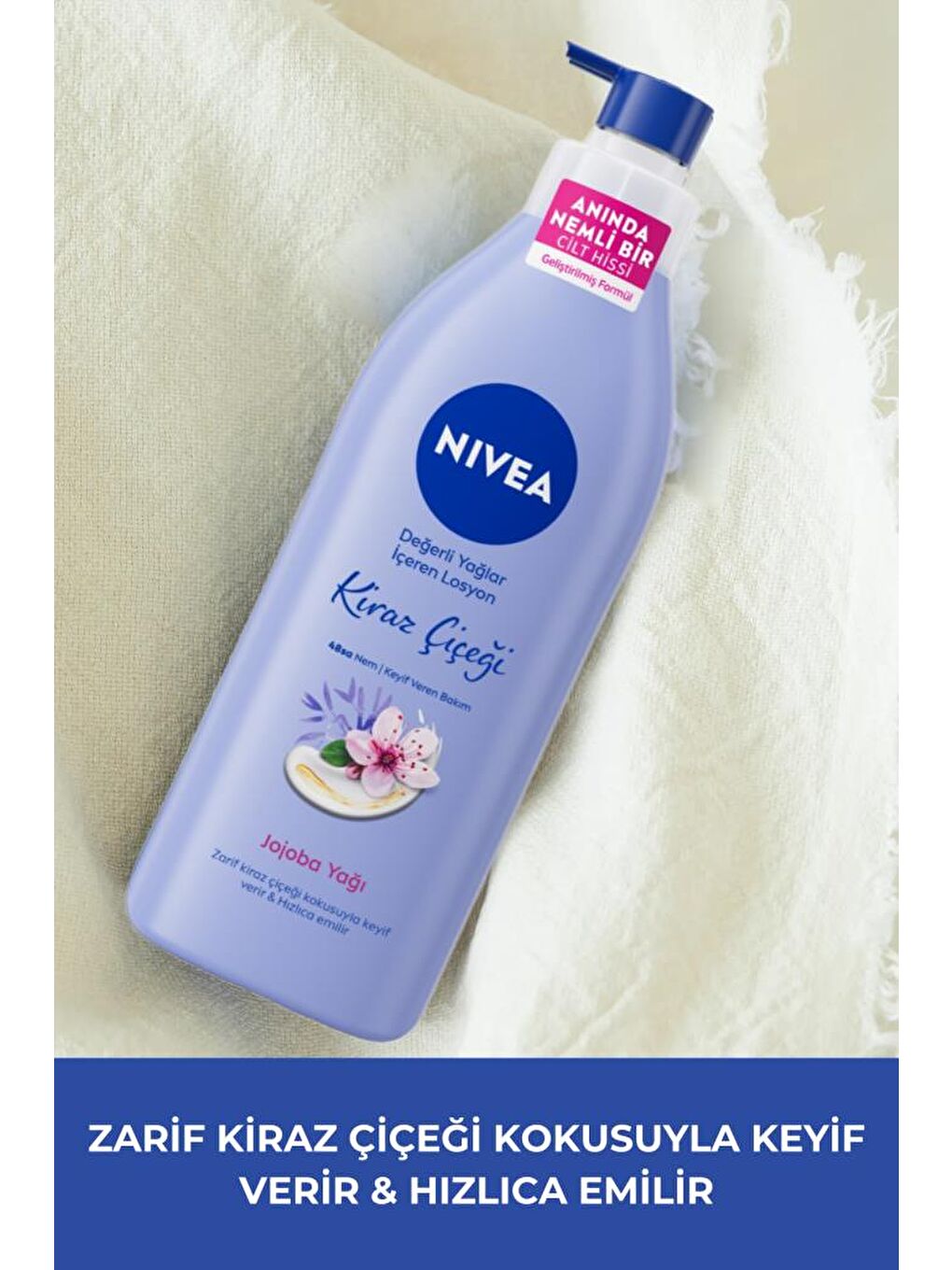 Kiraz Çiçeği Vücut Losyonu ve Repair&Care Nemlendirici Losyon 400ml, Kaşıntı Rahatlatıcı, Kuru Cilt-6