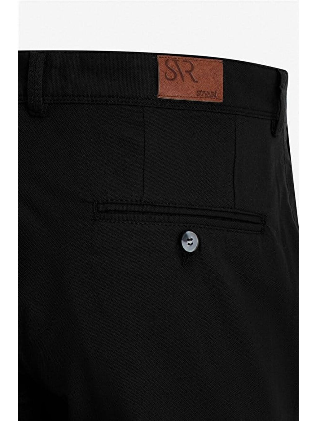 Siyah Regular Casual Pantolon-2