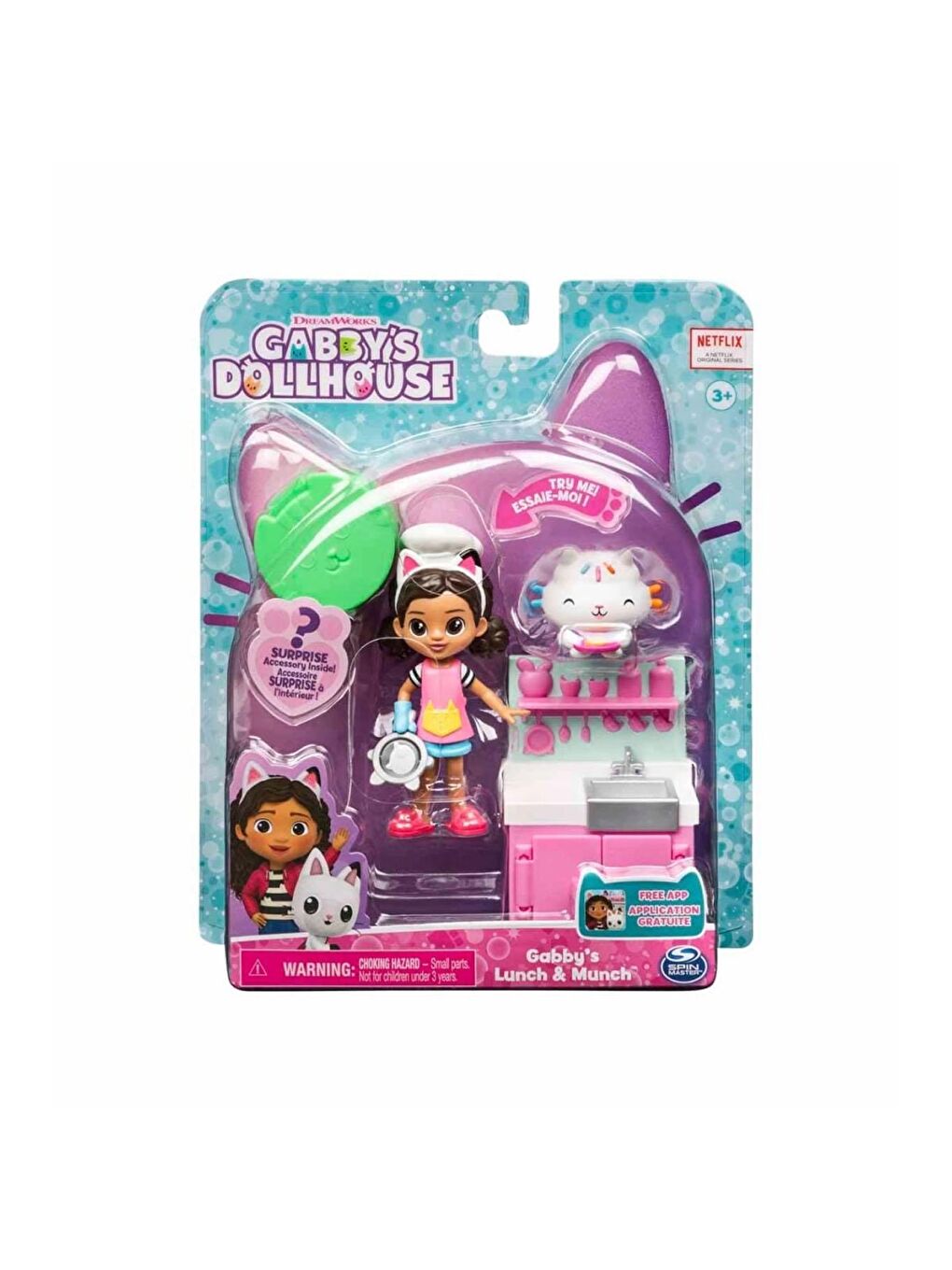 Gabby's Dollhouse Dollhouse Tivity Paketi Gabby Yemek Paketi Seti - 2