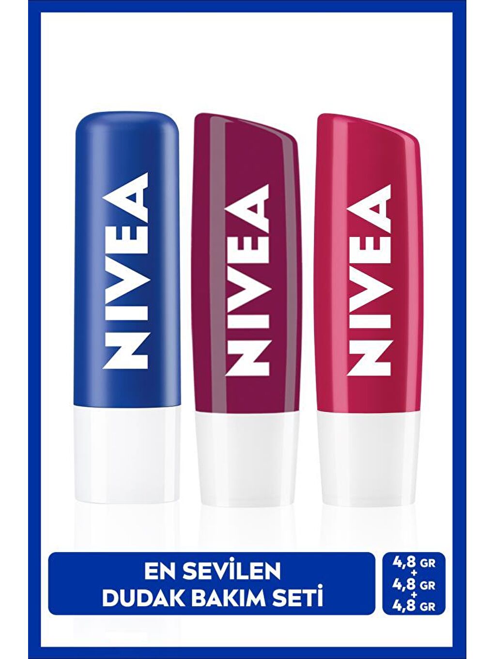 Original Care Renksiz Dudak Bakım Kremi 4.8gr, Böğürtlen Dudak Parlatıcı ve Kiraz Renkli Dudak Kremi