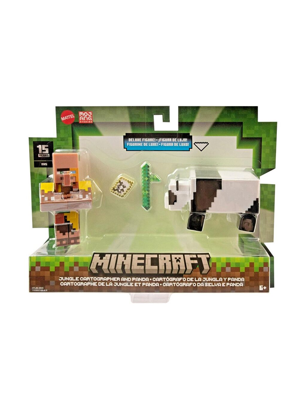 Minecraft Karışık 3.25 Figürler İkili Paket Cartographer And Panda HTL89